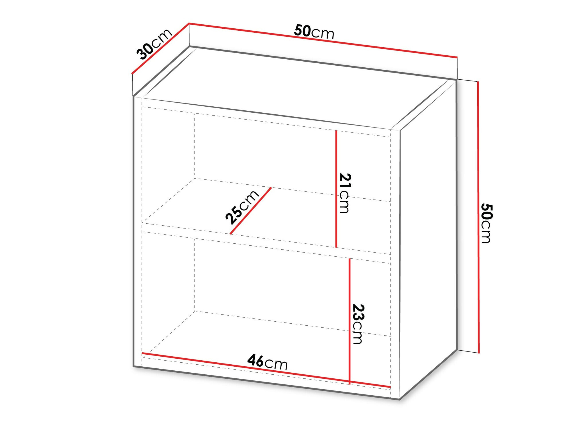 Zidni ormarić Calveru 103 (Crna + Hrast Wotan)