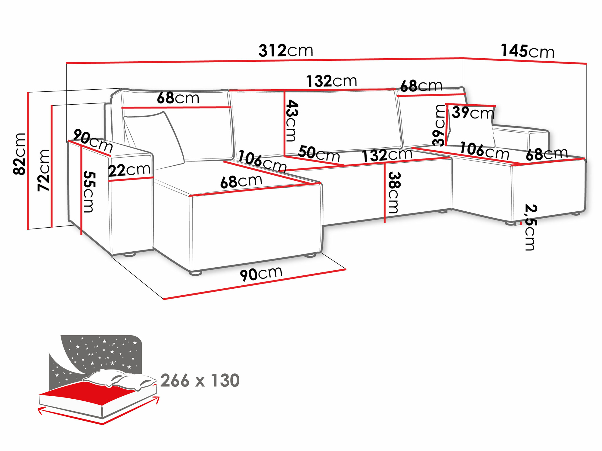 Kutna garnitura Vespes I (Poso 02)