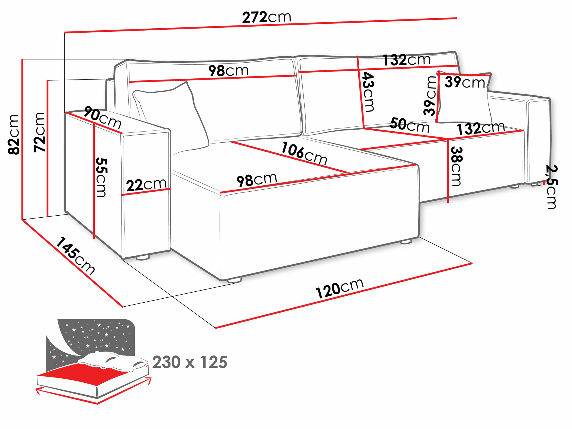 Kutna garnitura Vespes II (Poso 05)