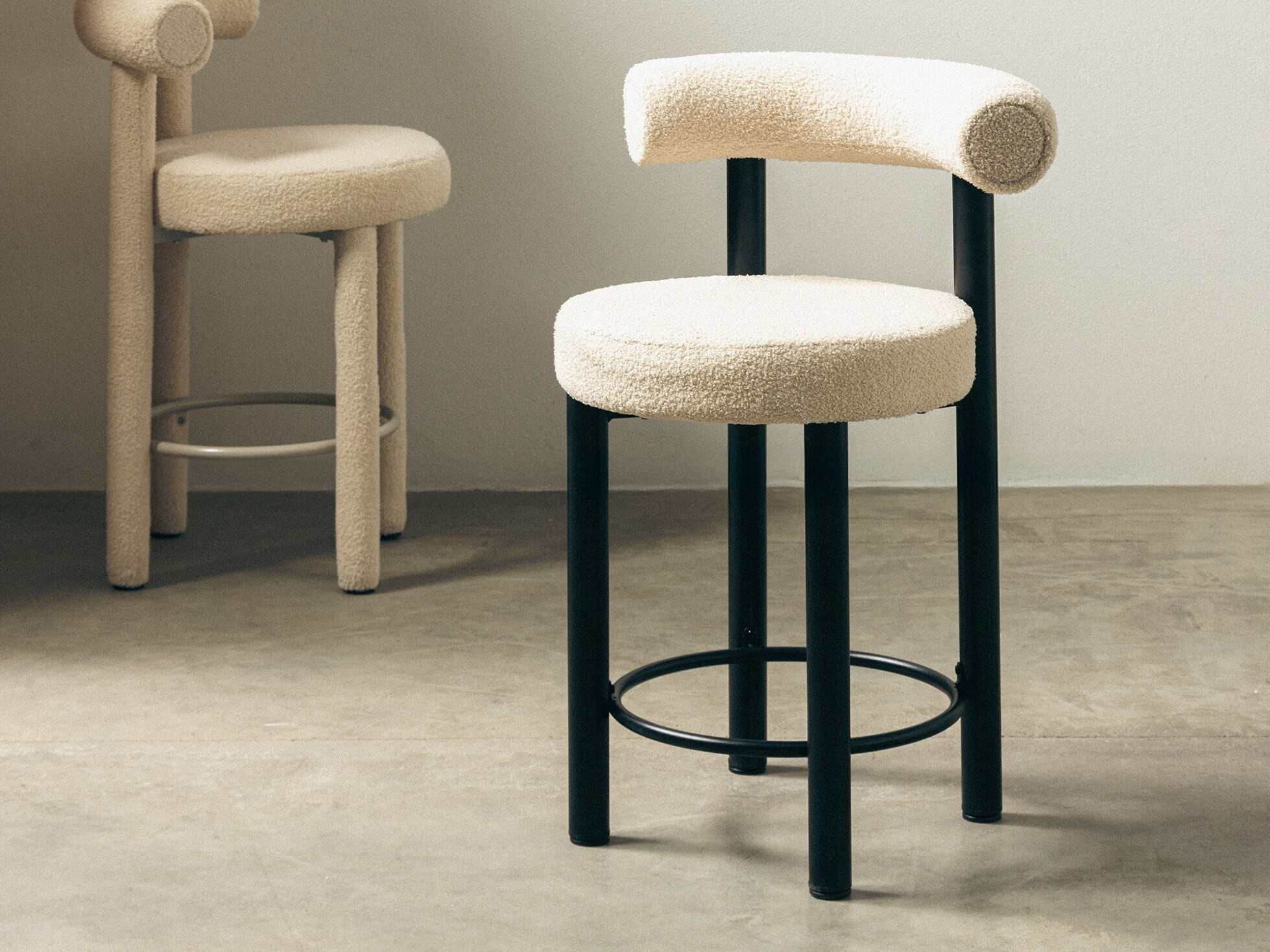 Polubarska stolica Burleson 186 (Bež + Crna)