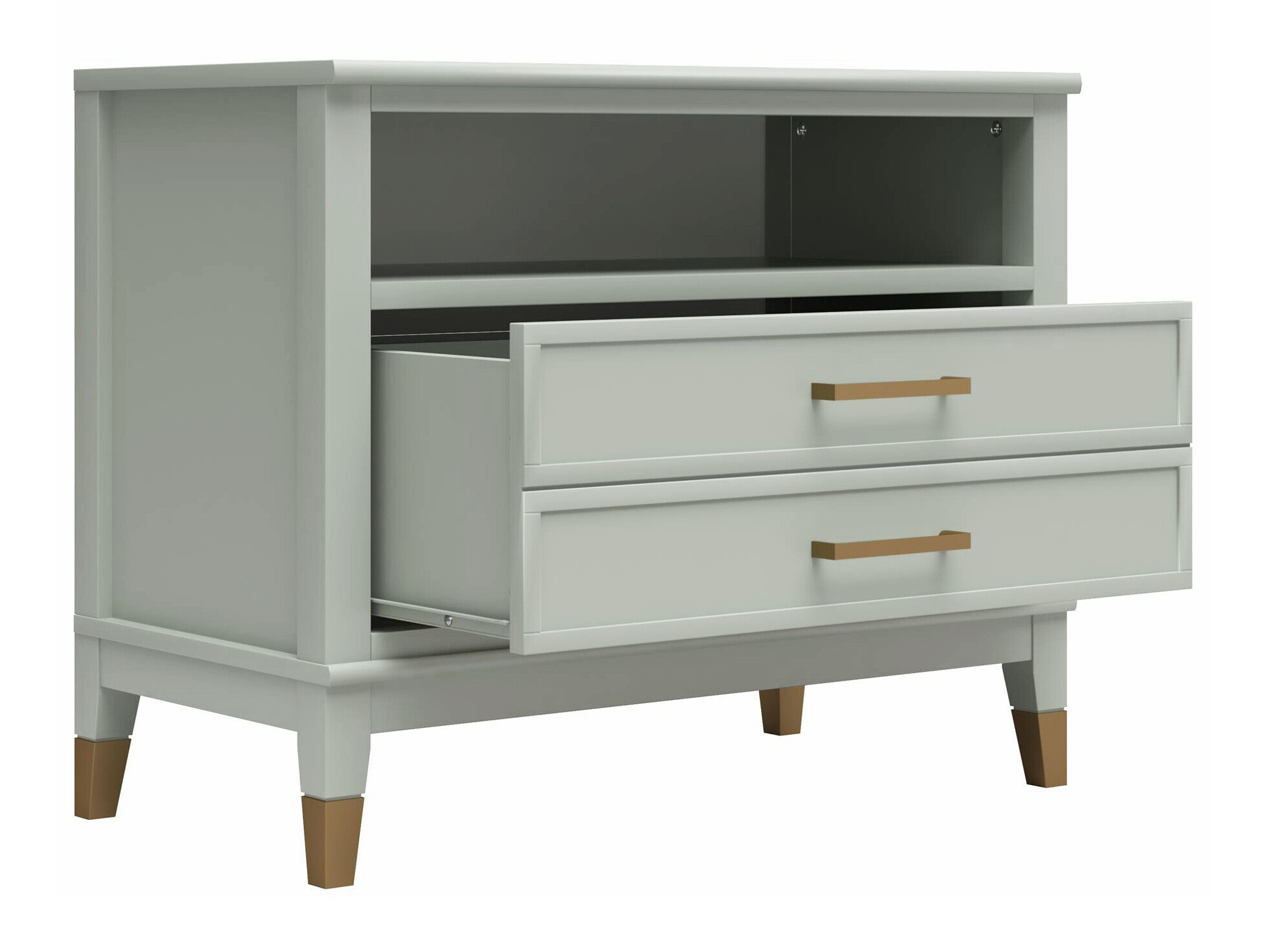 Noćni ormarić CosmoLiving by Cosmopolitan Belromu 107 (Zelena)