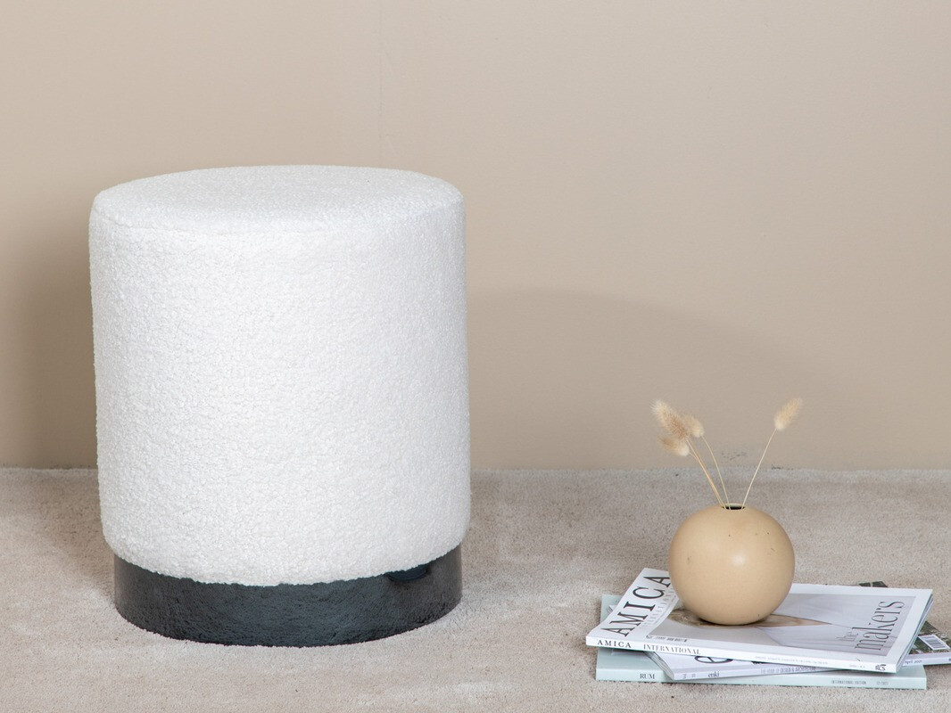 Tabure Dallas 2936 (Bijela + Sjajno crna)