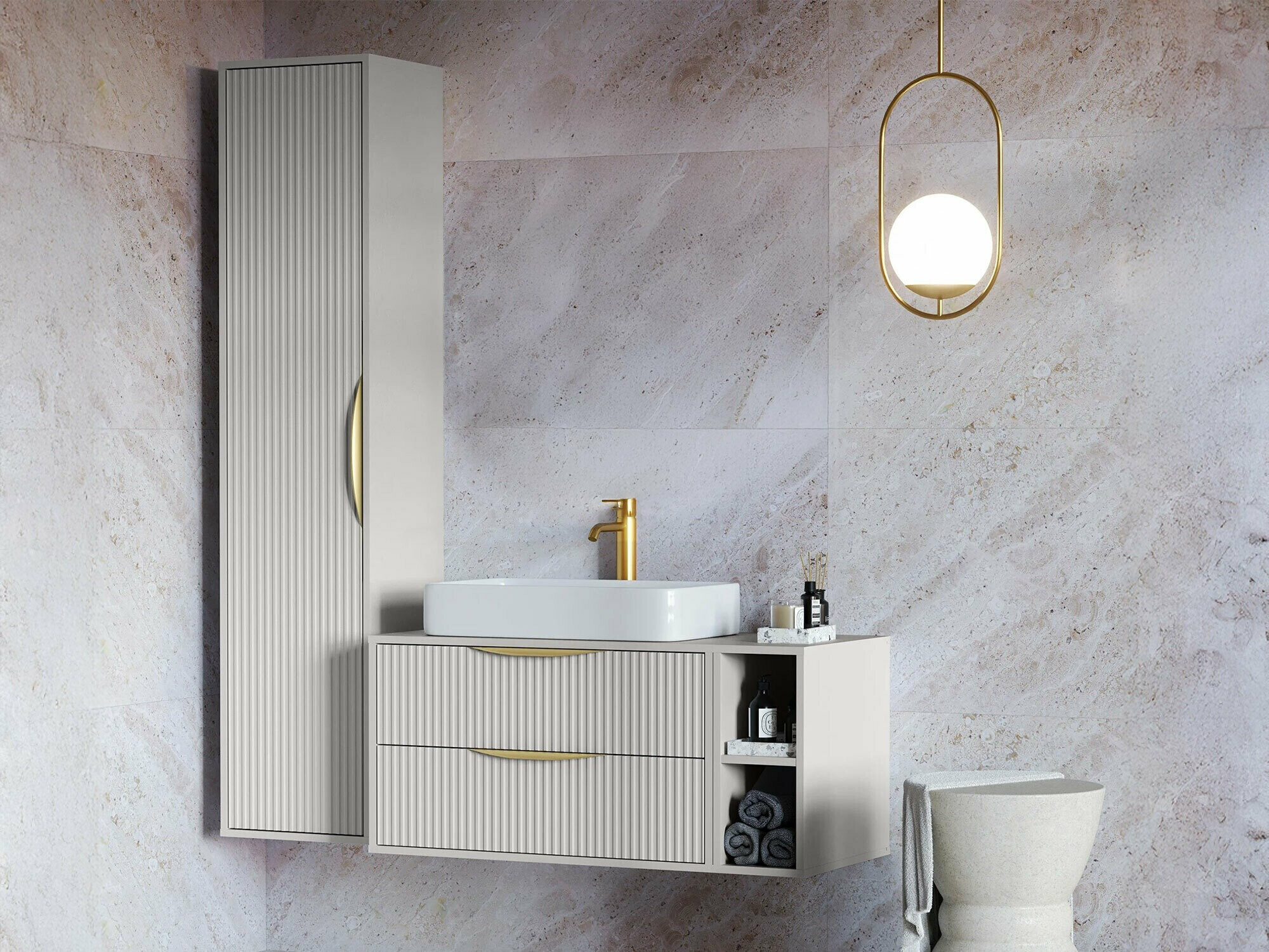 Kupaonski namještaj Levnovi 100 (Kašmir)