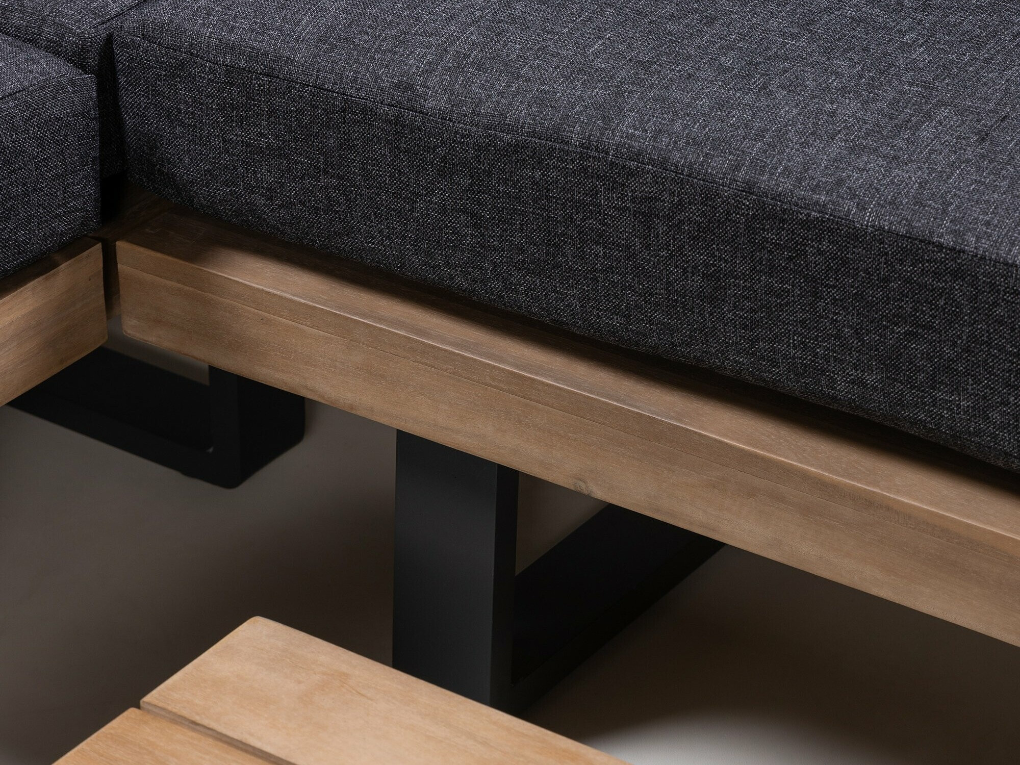 Set vrtnog namještaja Burleson 584 (Siva + Bagrem)