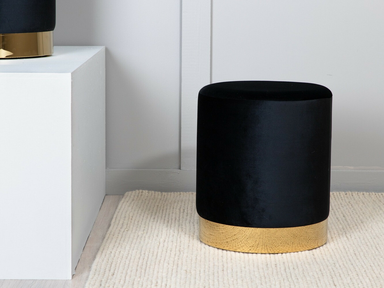 Tabure Dallas 2936 (Crna + Sjajno žuta)