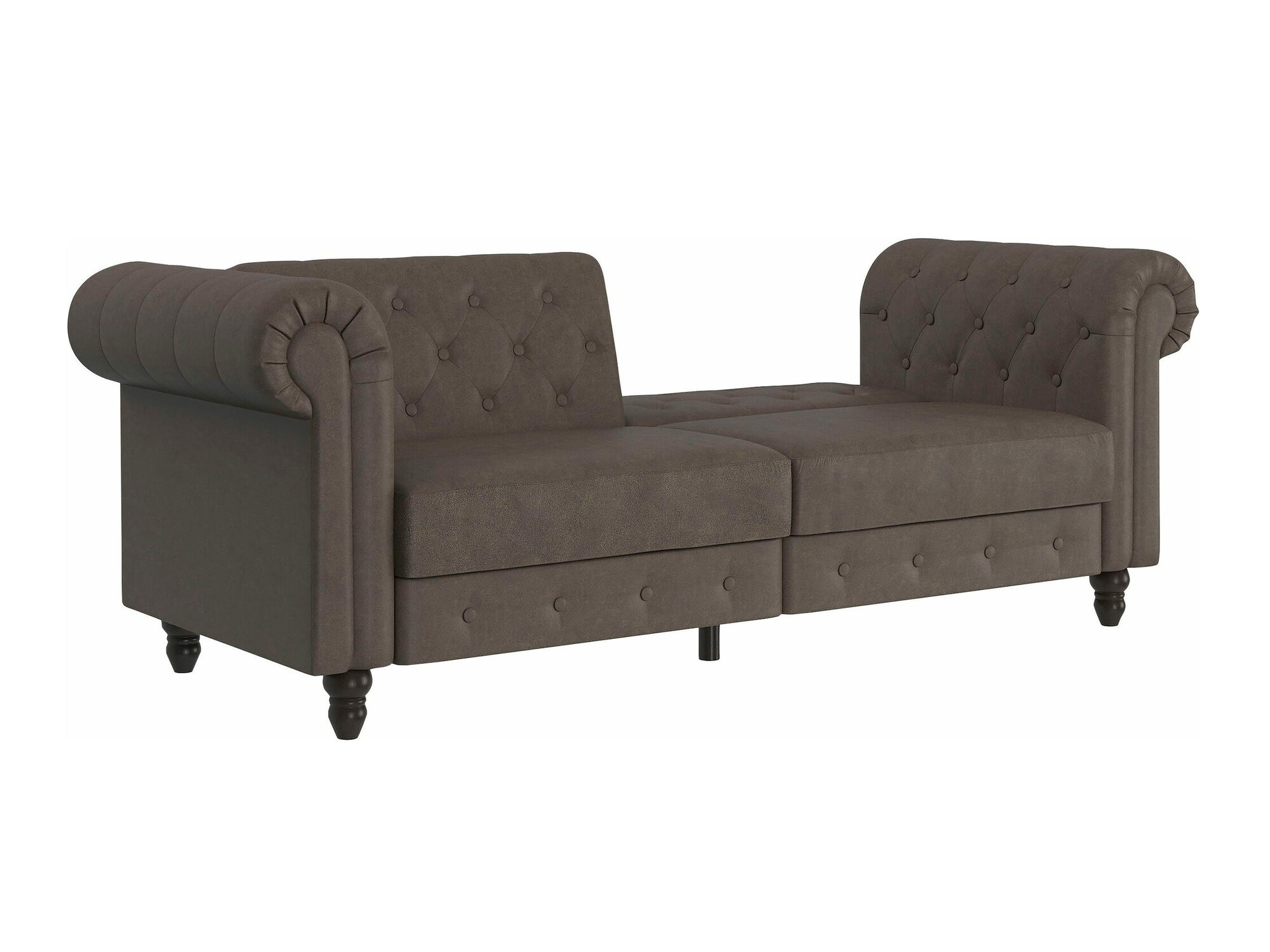 Chesterfield kauč Tulsa 217 (Tamno smeđa)