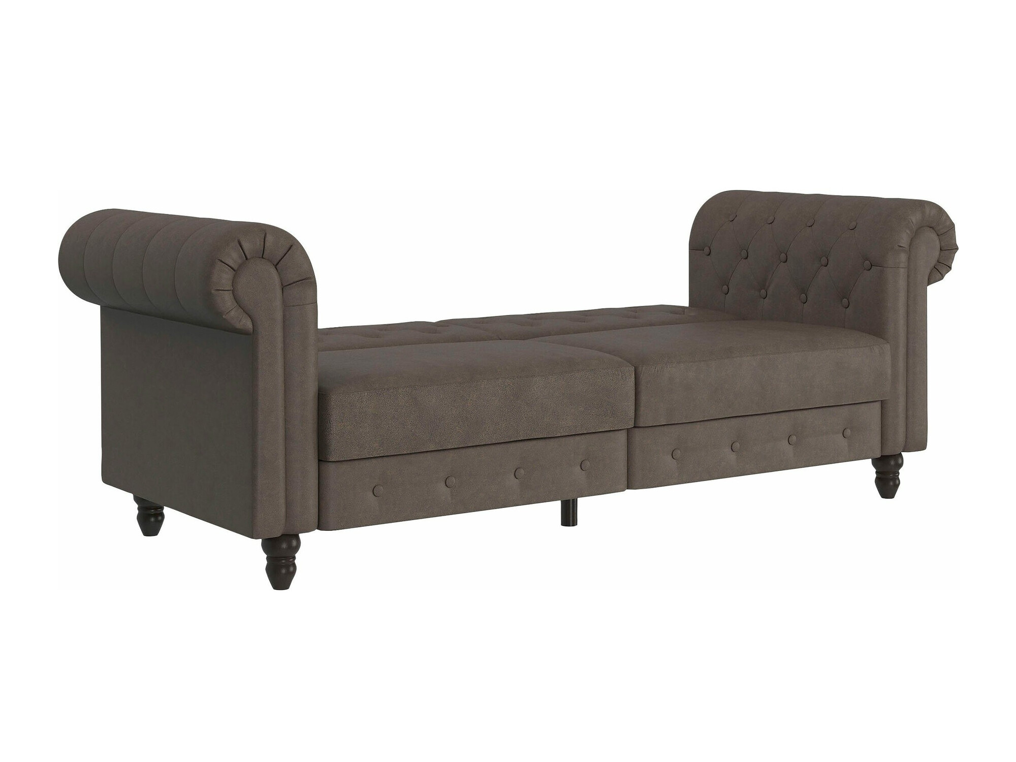 Chesterfield kauč Tulsa 217 (Tamno smeđa)