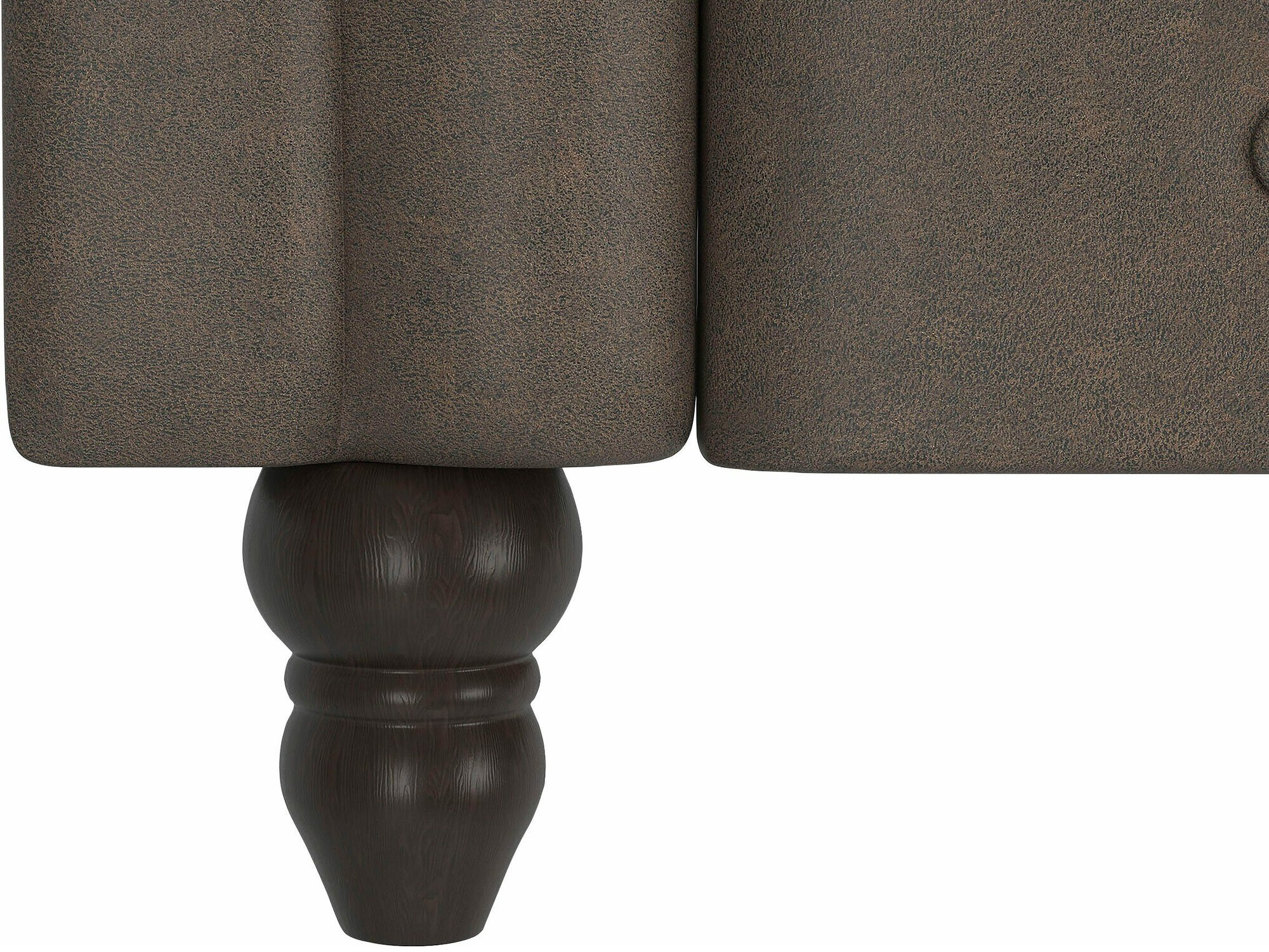 Chesterfield kauč Tulsa 217 (Tamno smeđa)