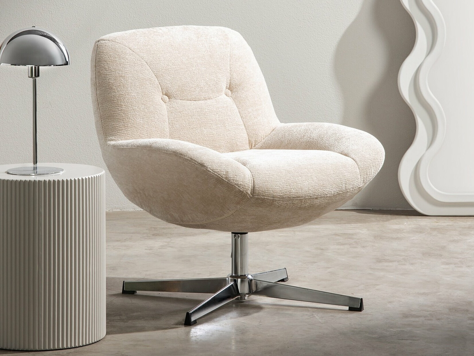 Fotelja Burleson 214 (Krem)