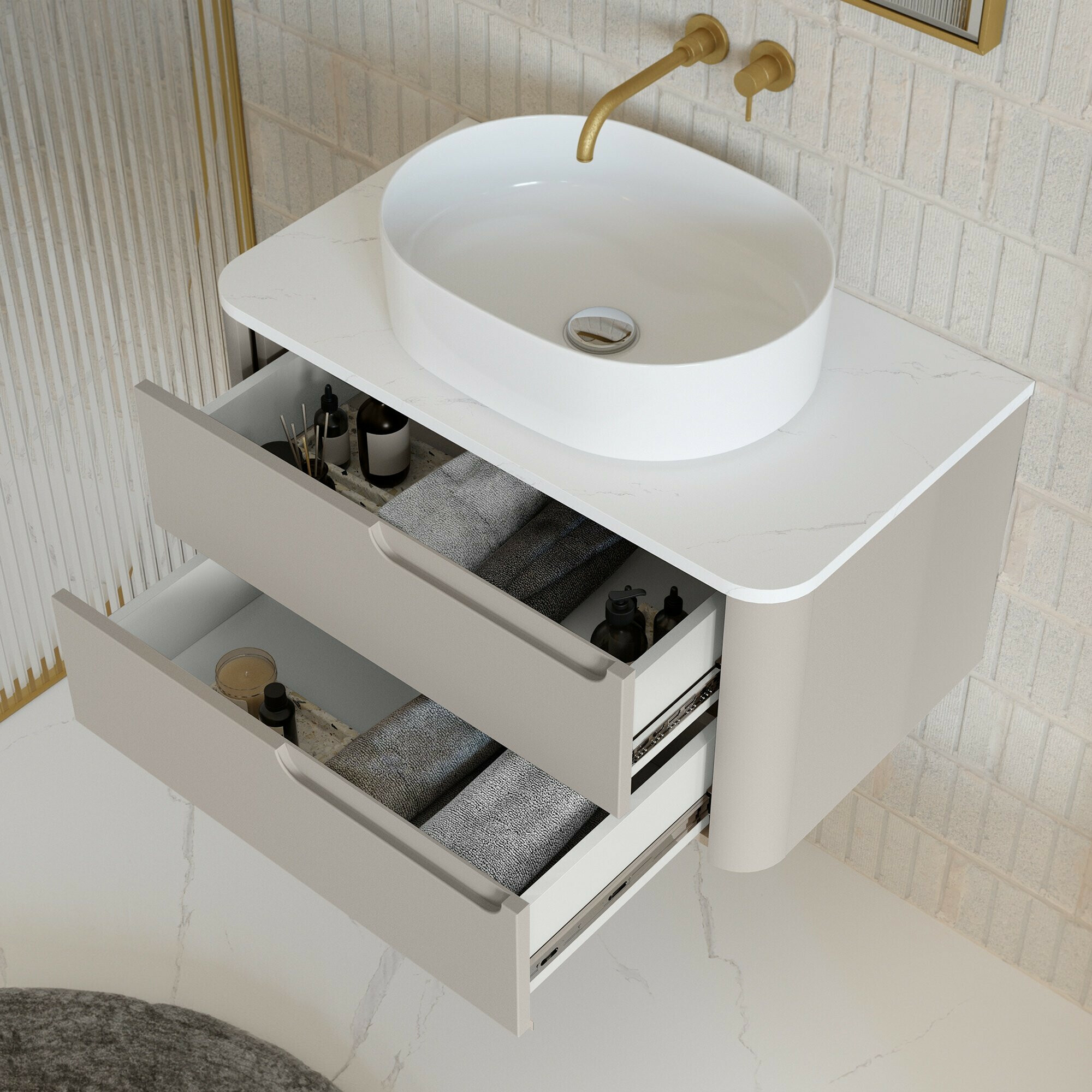 Zidni ormarić za umivaonik Burleson 213