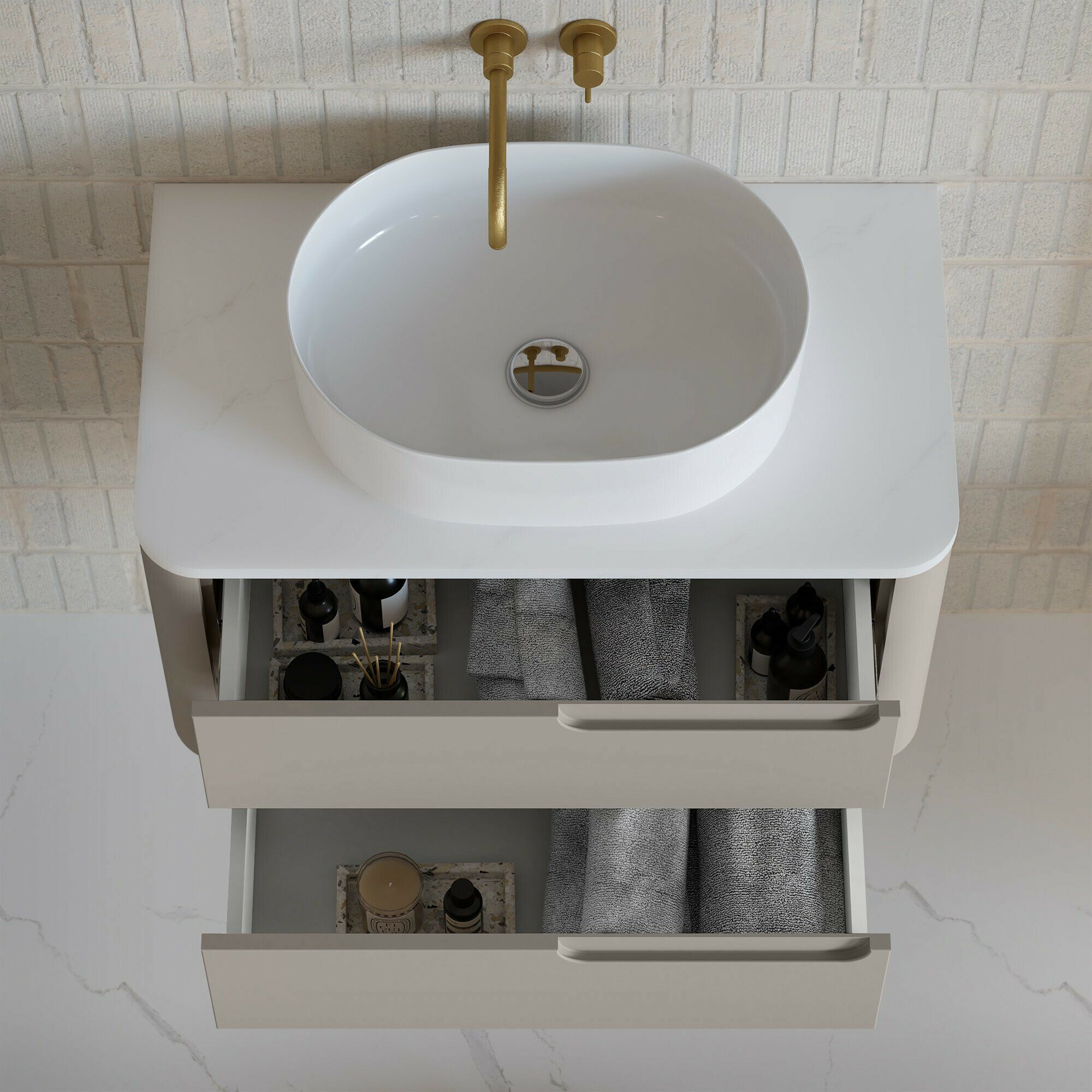 Zidni ormarić za umivaonik Burleson 213