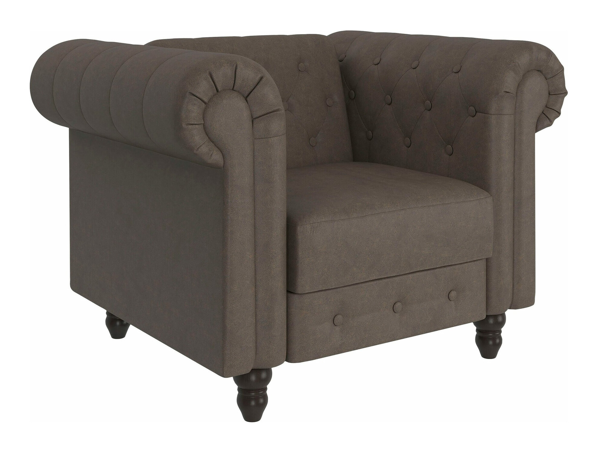 Chesterfield fotelja Tulsa 630 (Smeđa)