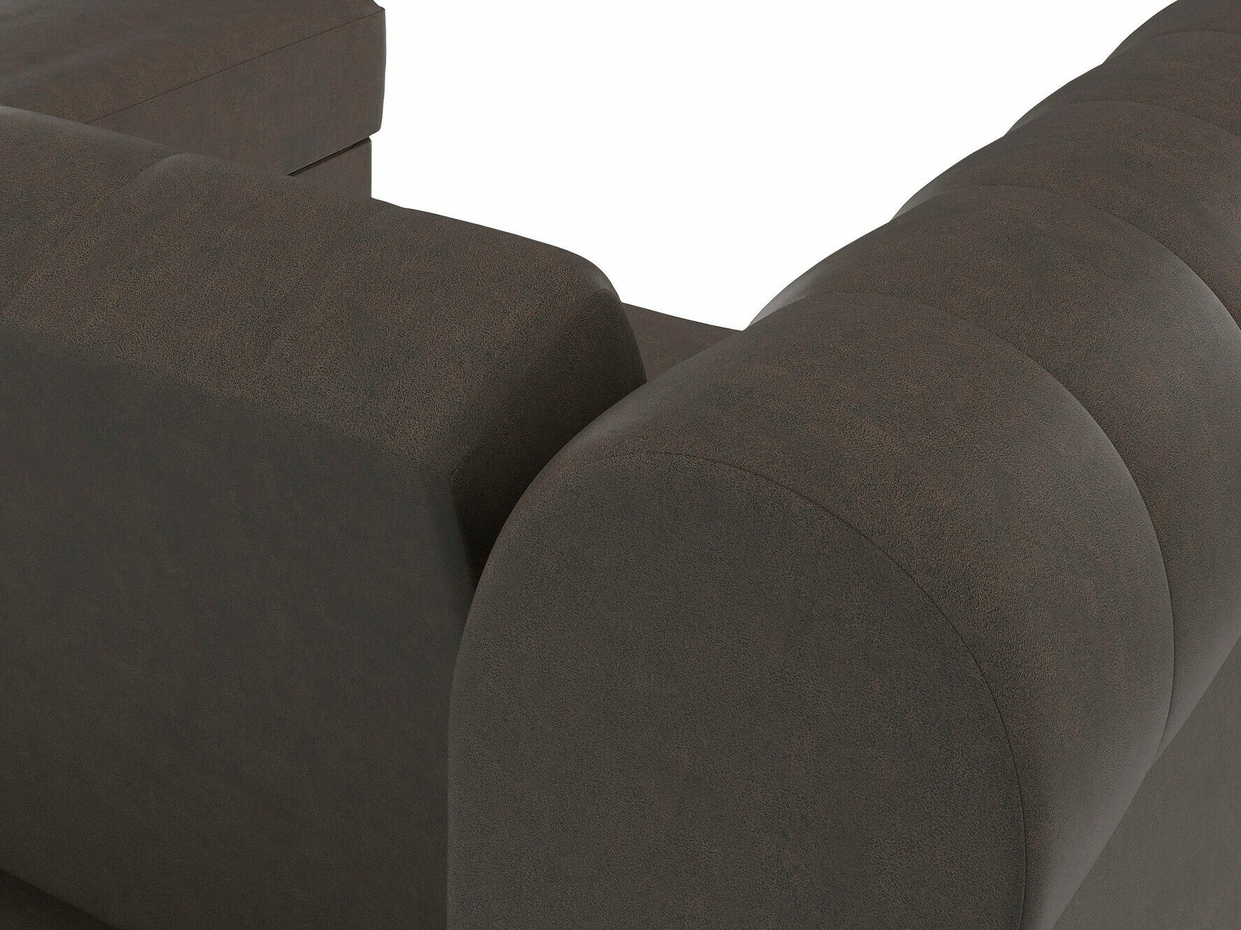 Chesterfield kutna garnitura Tulsa 622 (Tamno smeđa)