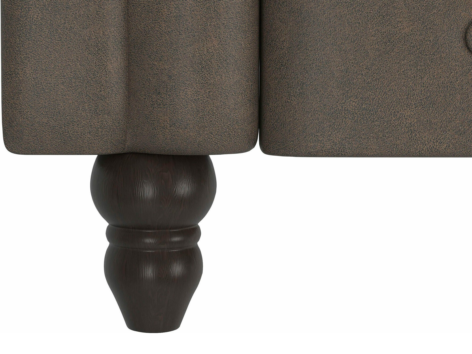 Chesterfield kutna garnitura Tulsa 622 (Tamno smeđa)