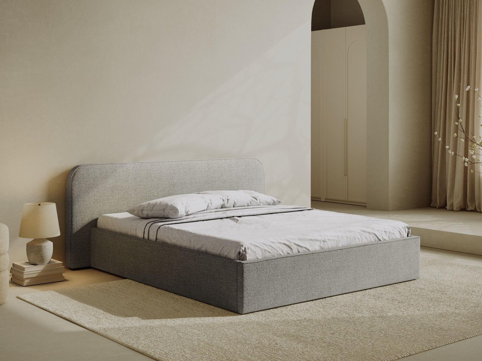 Krevet Beckley 158 (Monet Silver)