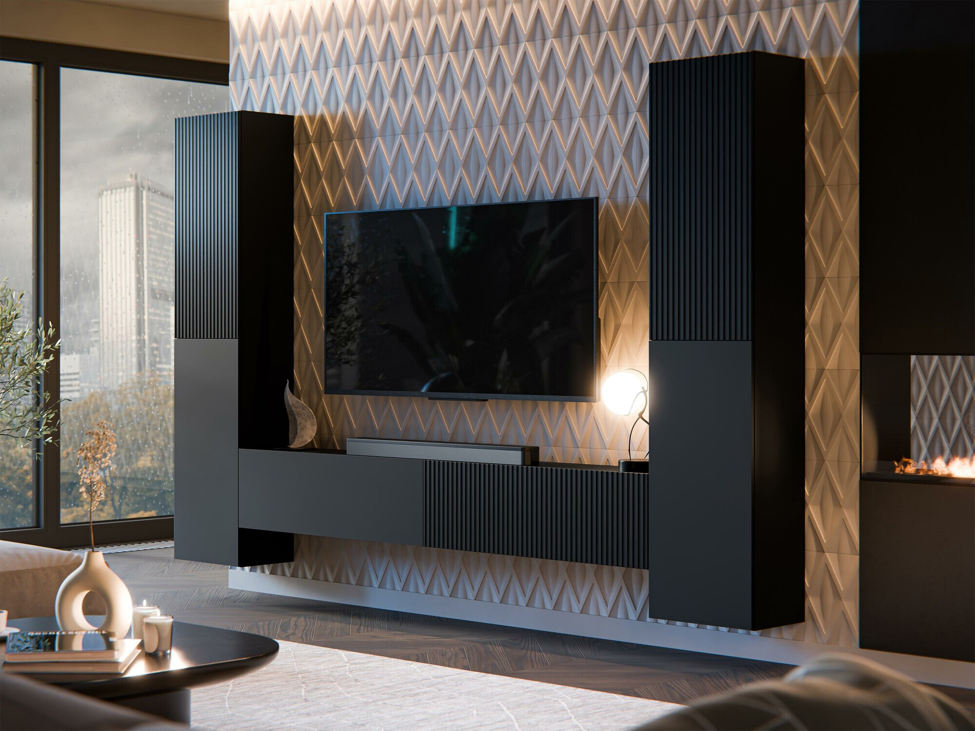 Set za dnevni boravak Species II (Crna)