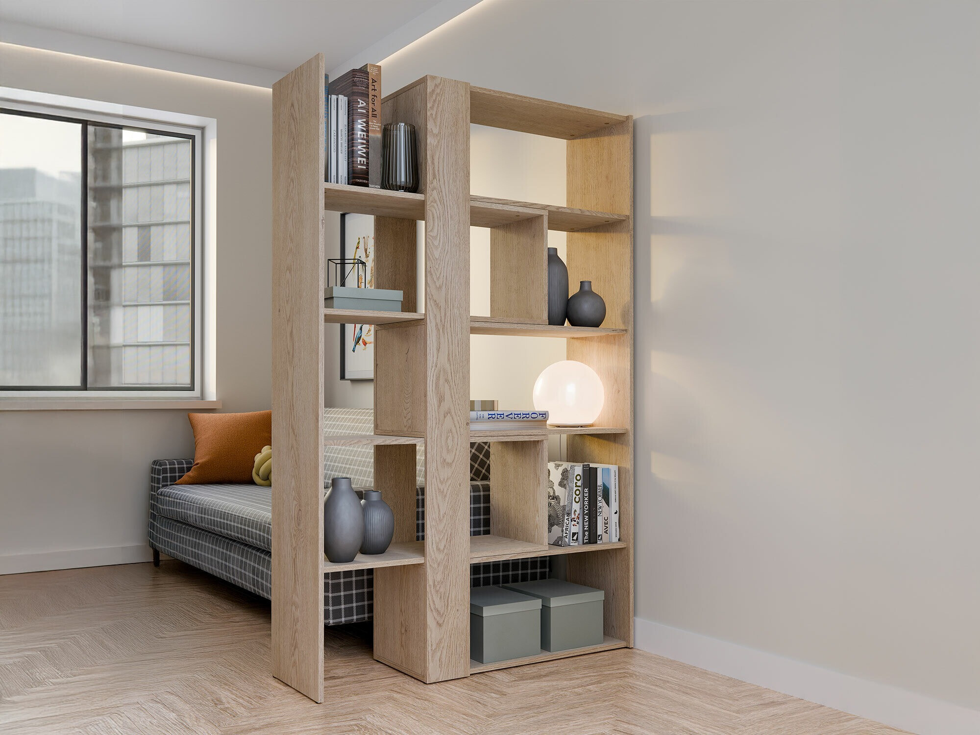 Polica Ontario 145 (Hrast)