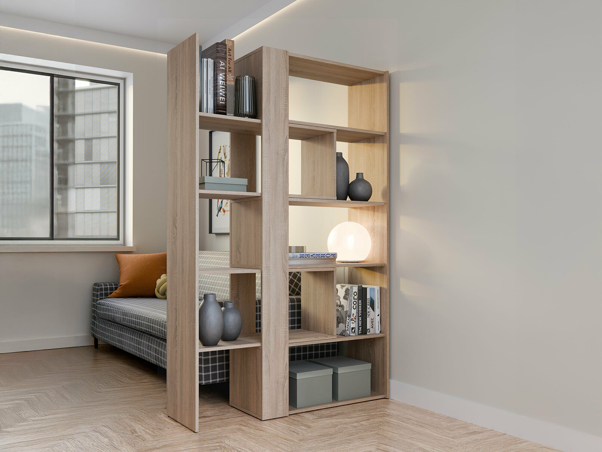 Polica Ontario 145 (Sonoma hrast)