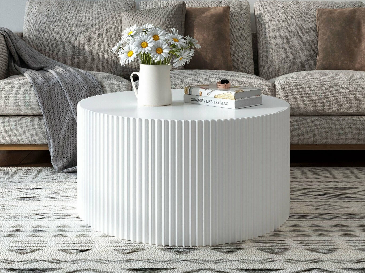 Set stolića za kavu Burleson 234 (Bijela)