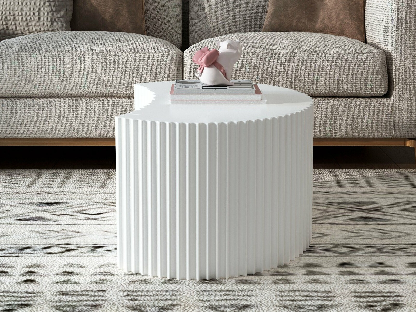 Set stolića za kavu Burleson 234 (Bijela)