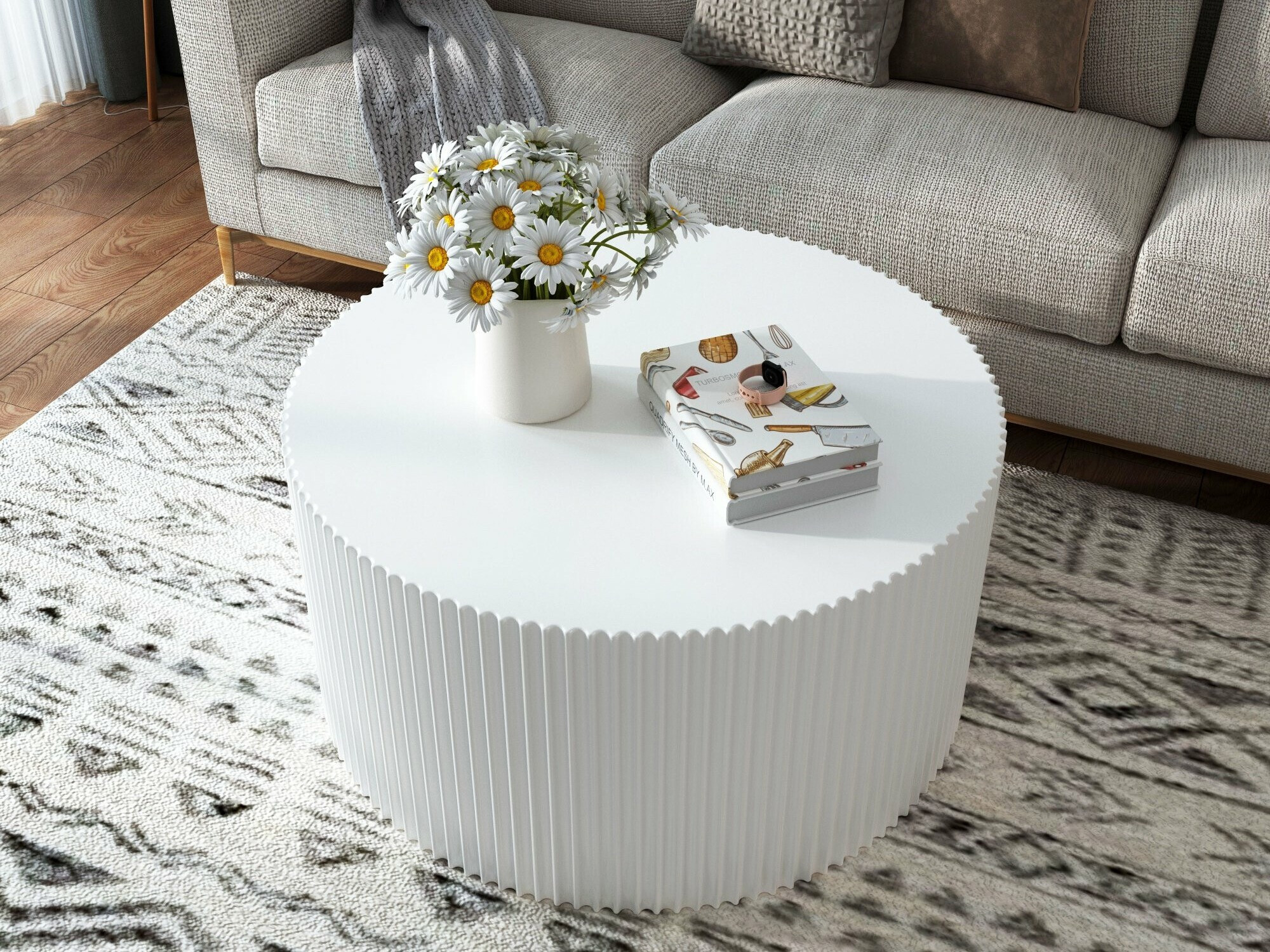 Set stolića za kavu Burleson 234 (Bijela)