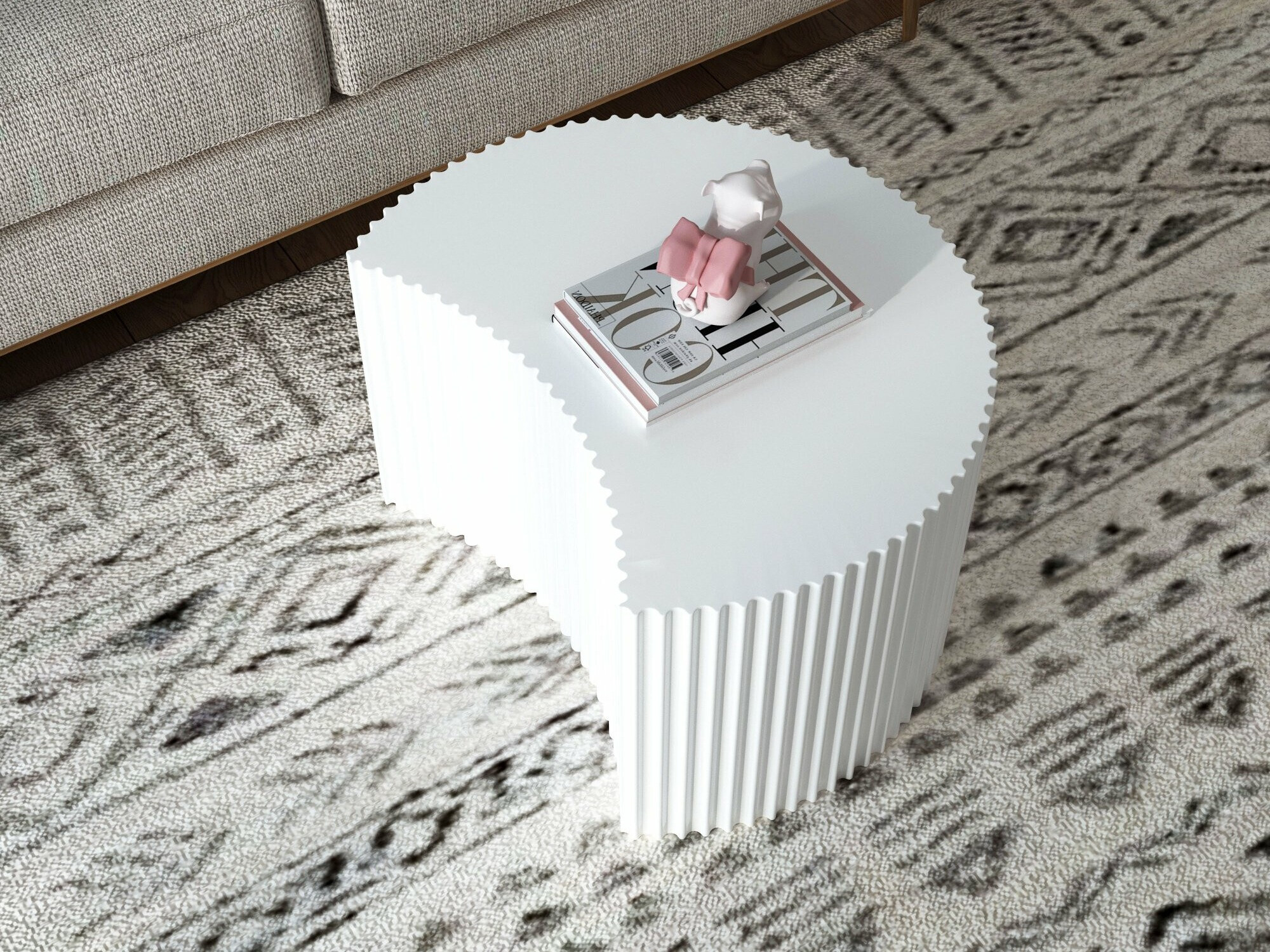 Set stolića za kavu Burleson 234 (Bijela)