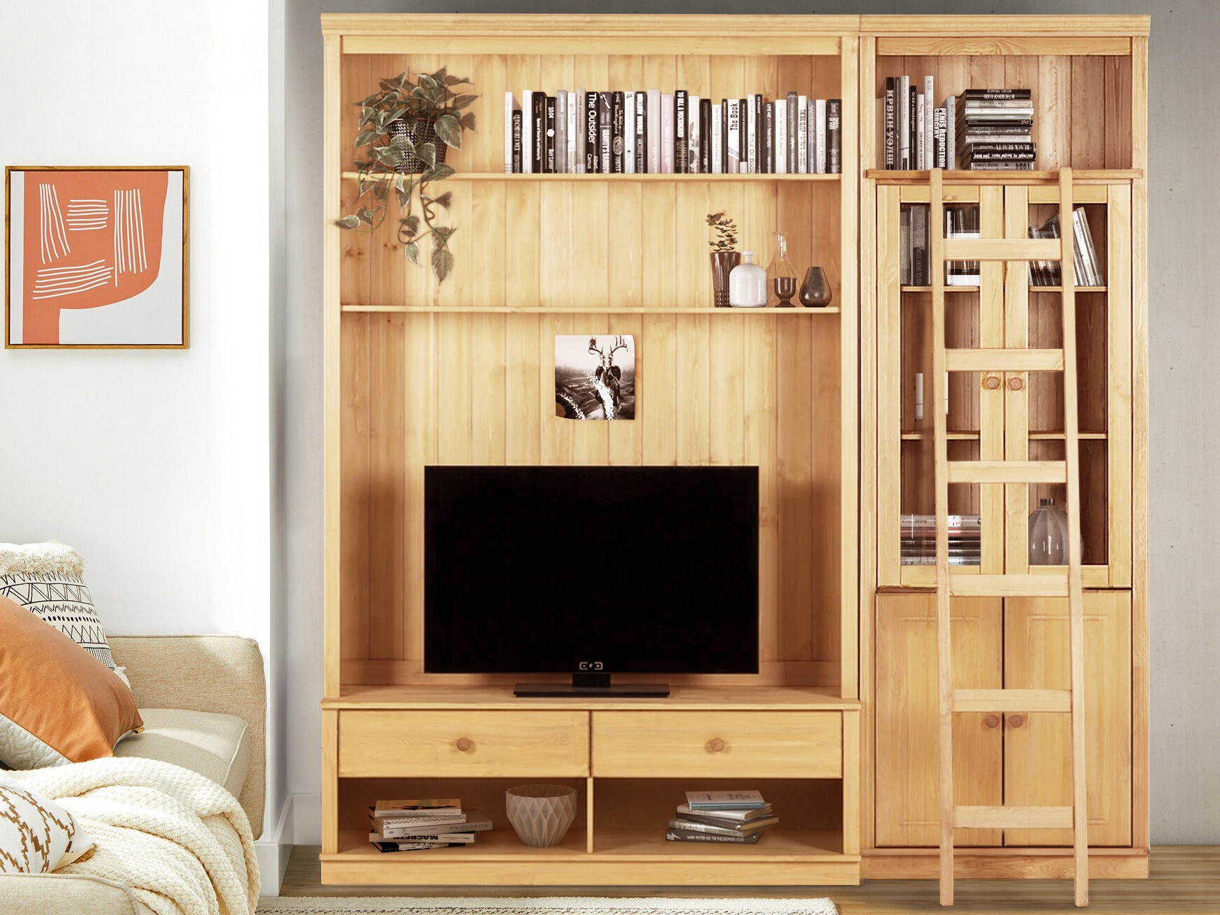 Set za dnevni boravak Saltoro 125 (Svijetlo smeđa)