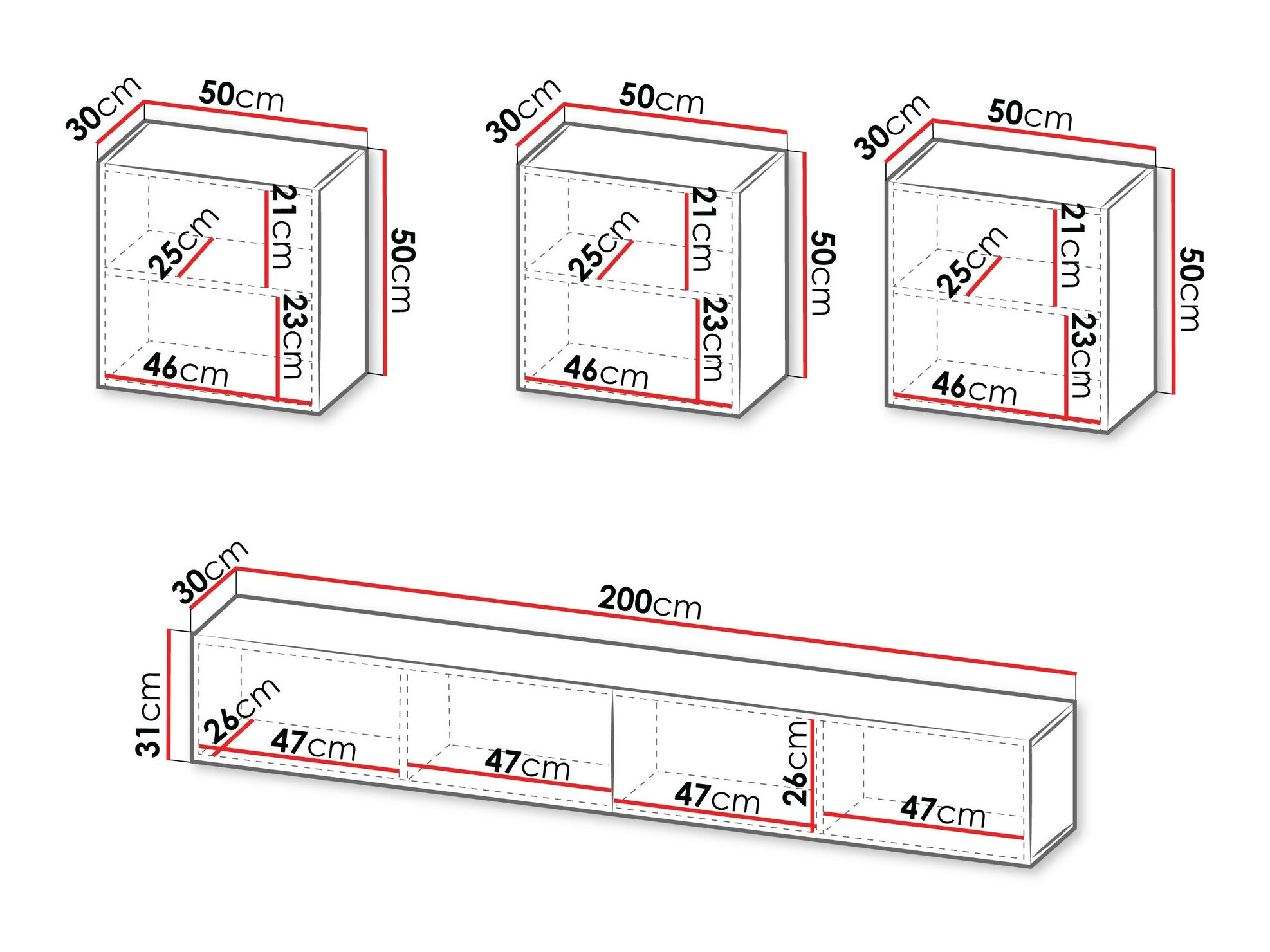 Set za dnevni boravak Species IV (Crna)