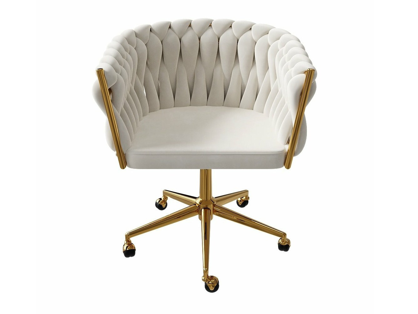 Uredska stolica Burleson 235 (Bež + Zlatna)