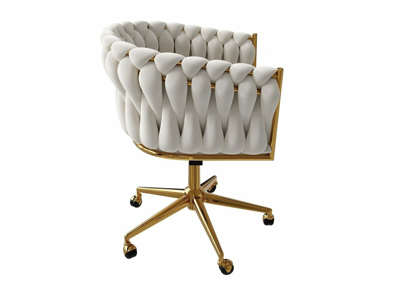 Uredska stolica Burleson 235 (Bež + Zlatna)