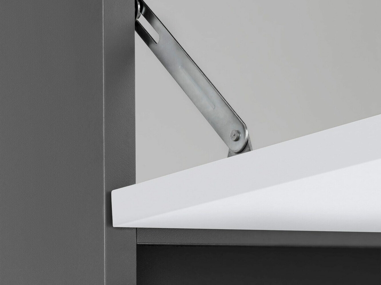 Zidni ormarić za umivaonik Denton 1478 (Bijela + Antracit)