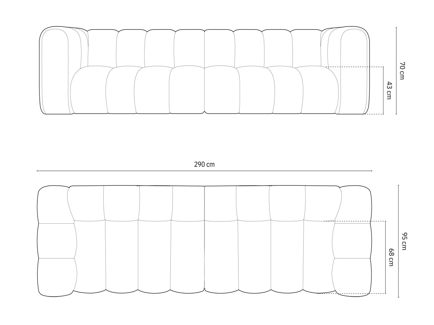 Modularan kauč Cirleve 100 (Salvador 1)
