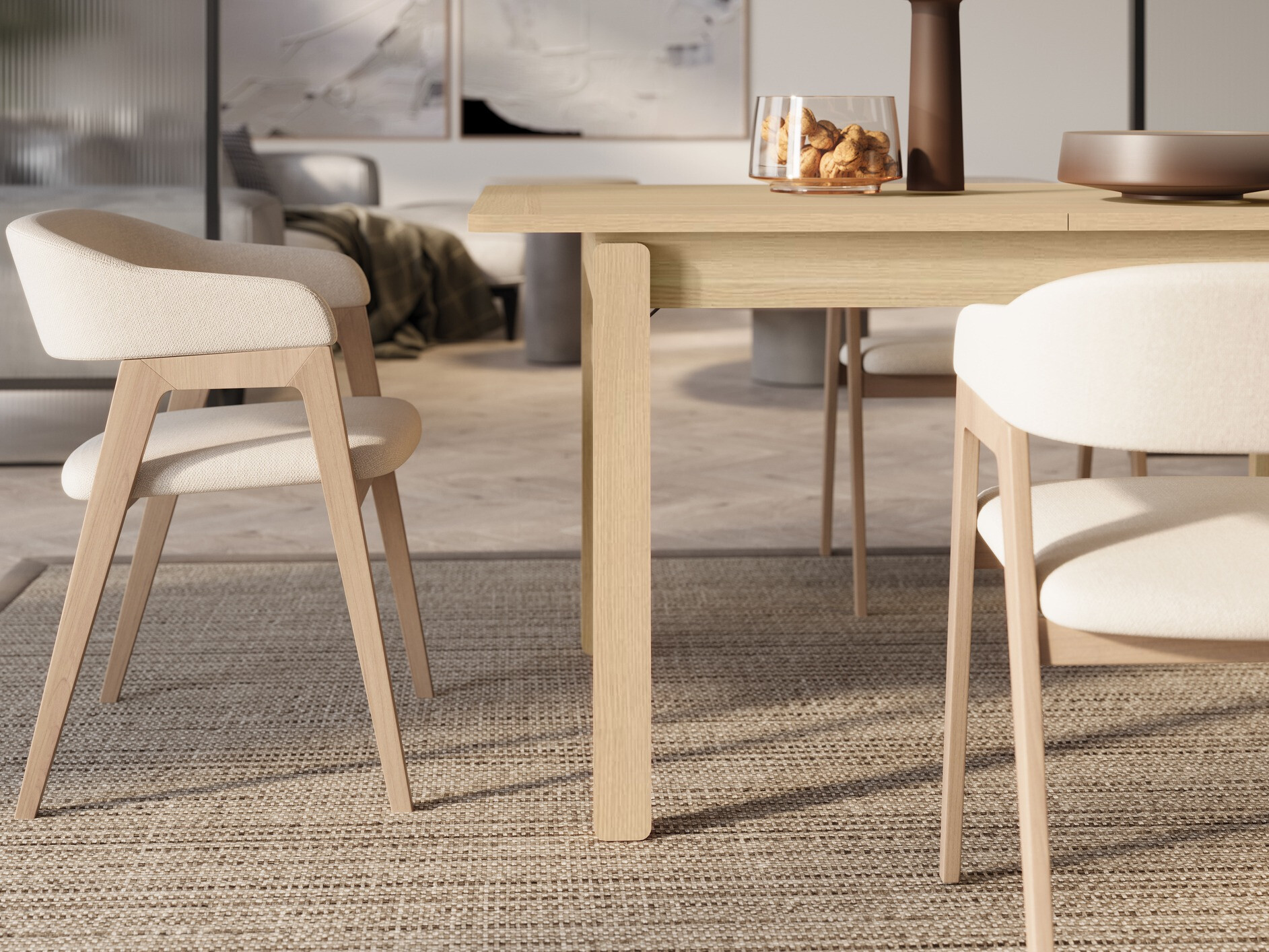 Stol Fresno 173 (Svijetli hrast)