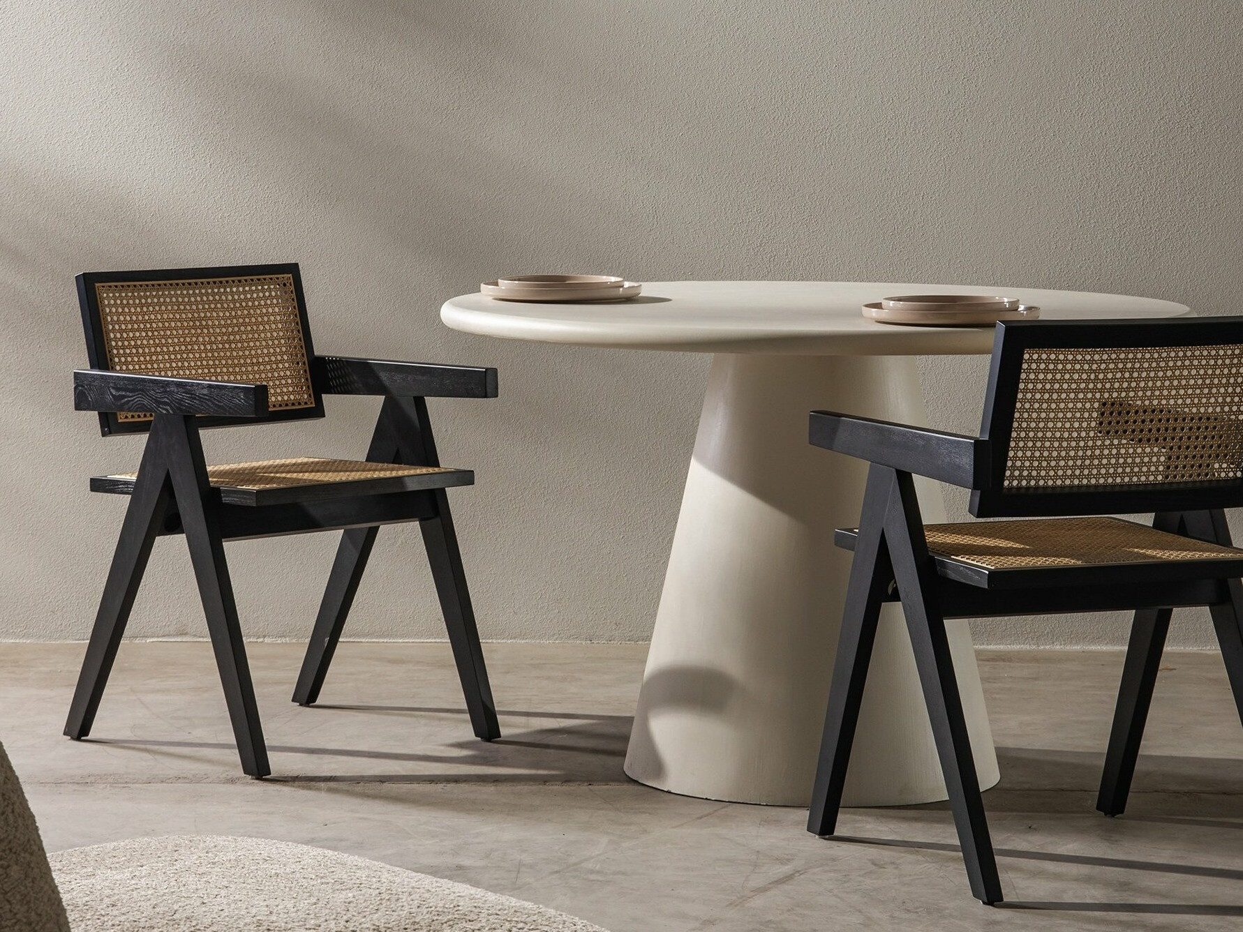 Stolica Burleson 245 (Crna + Svijetlo smeđa)