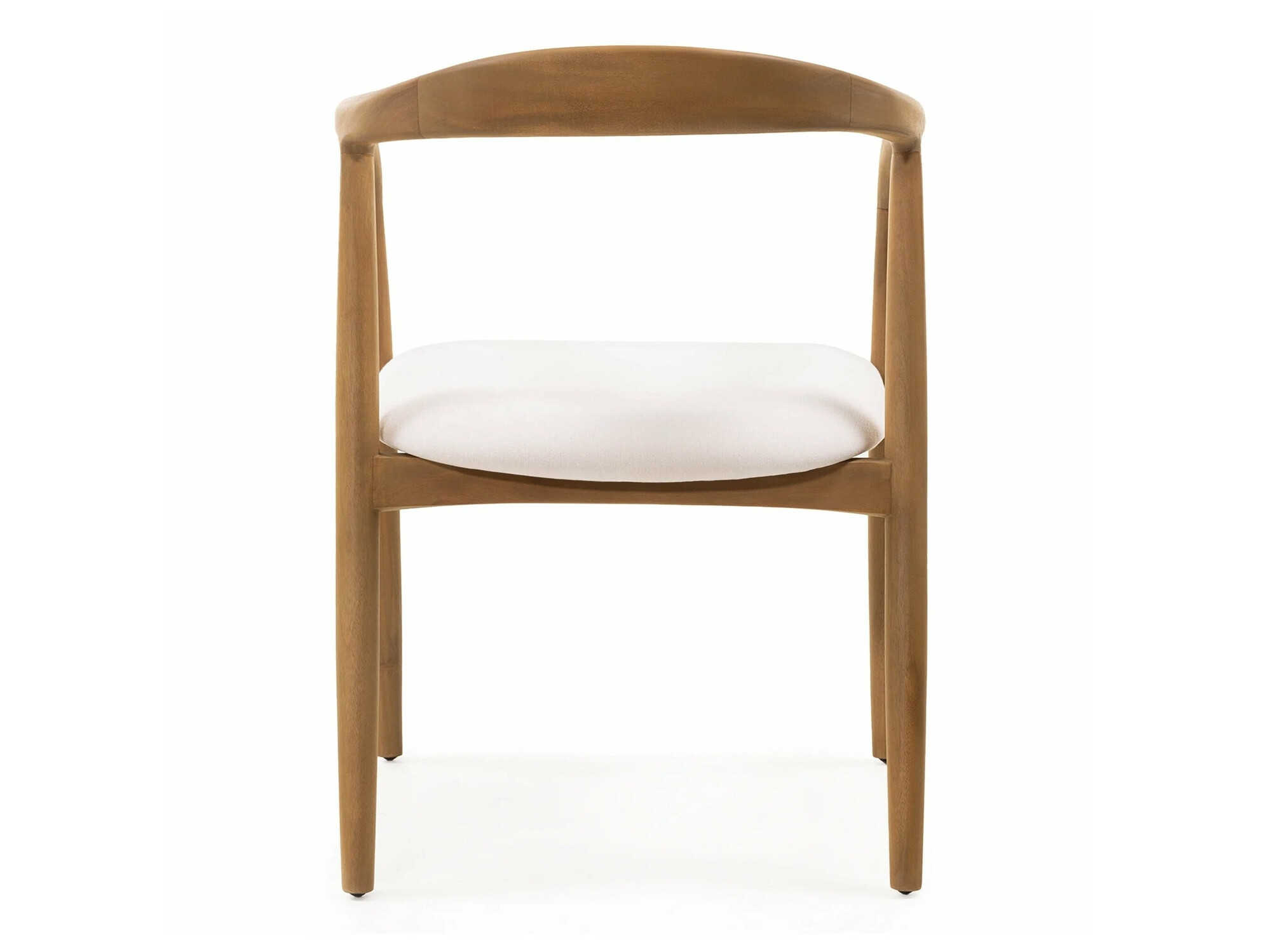 Stolica Burleson 247 (Svijetlo drvo + Krem)