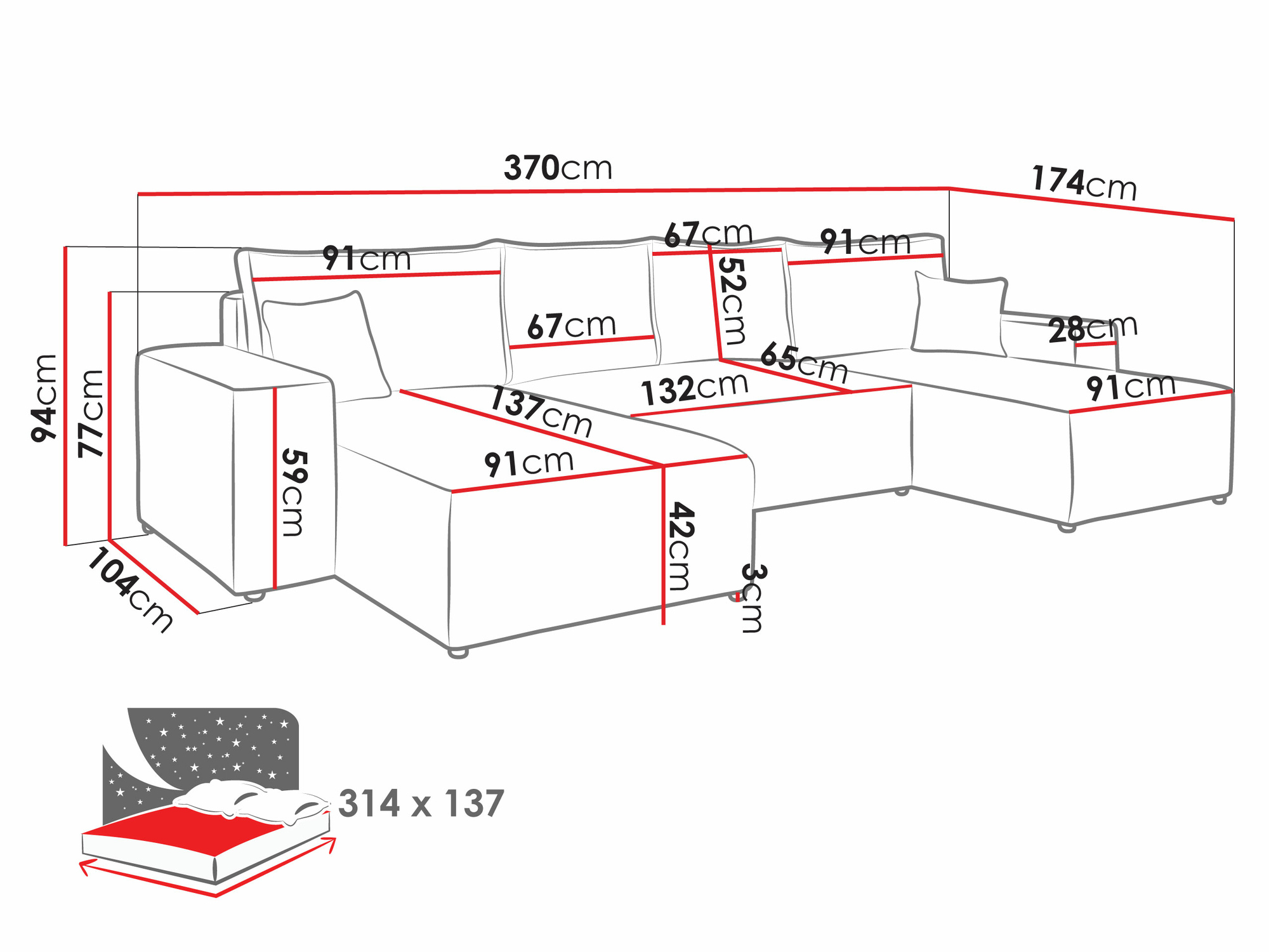 Kutna garnitura Clovis 109 (Poso 100)