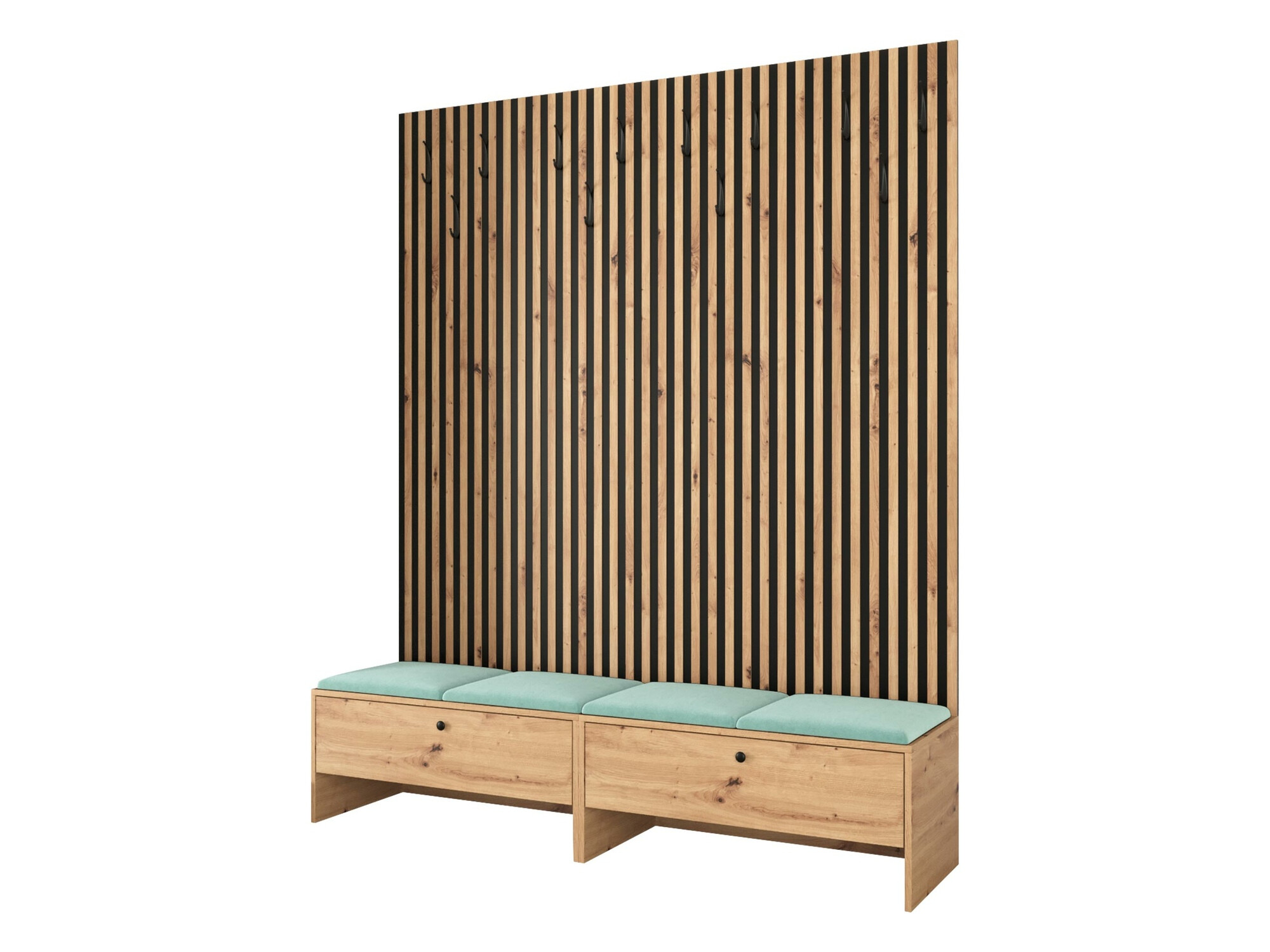 Set za hodnik Donio V (Hrast Artisan + Manila 11)