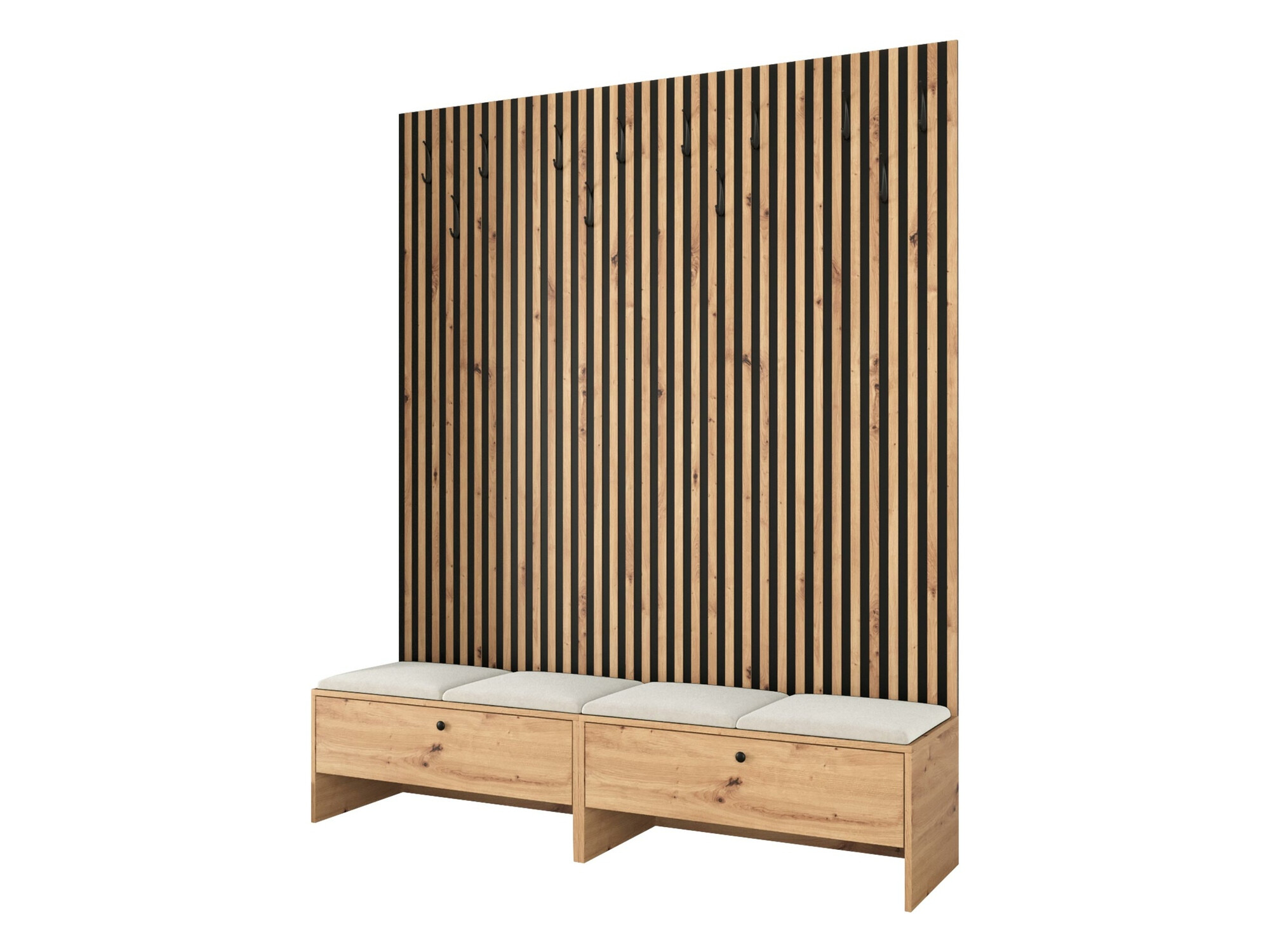 Set za hodnik Hartford 485 (Hrast Artisan + Manila 02)