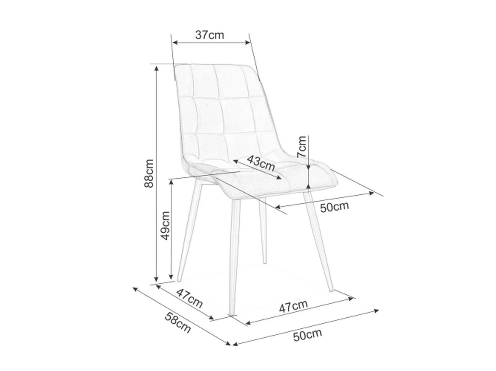 Stolica Detroit 751 (Bež)
