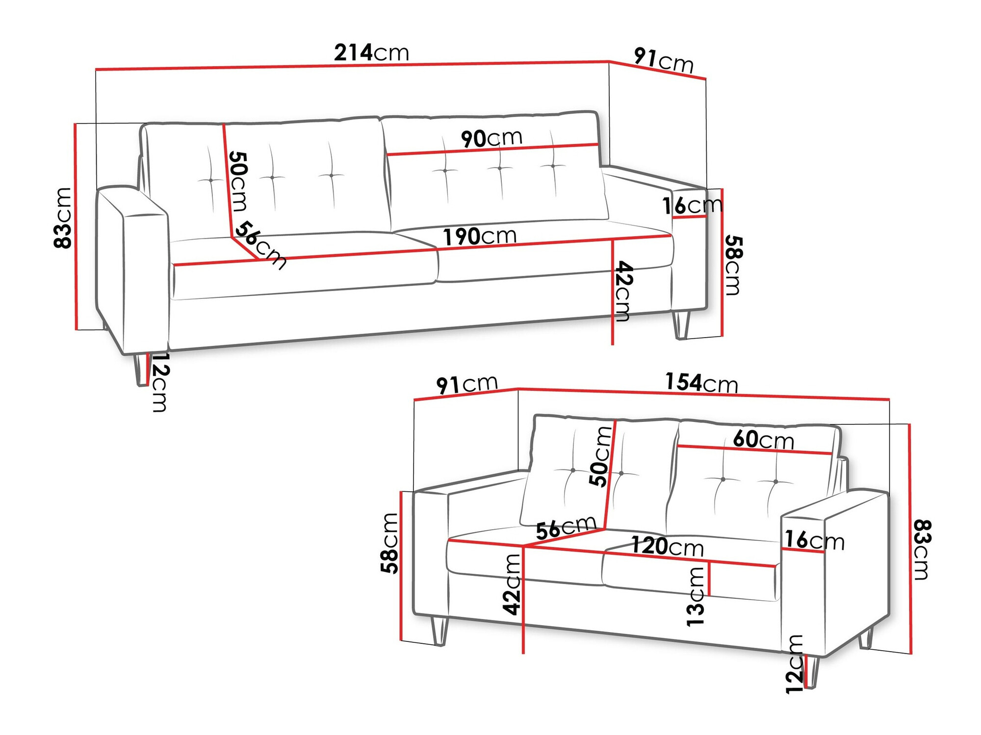 Tapecirani namještaj Temple 112