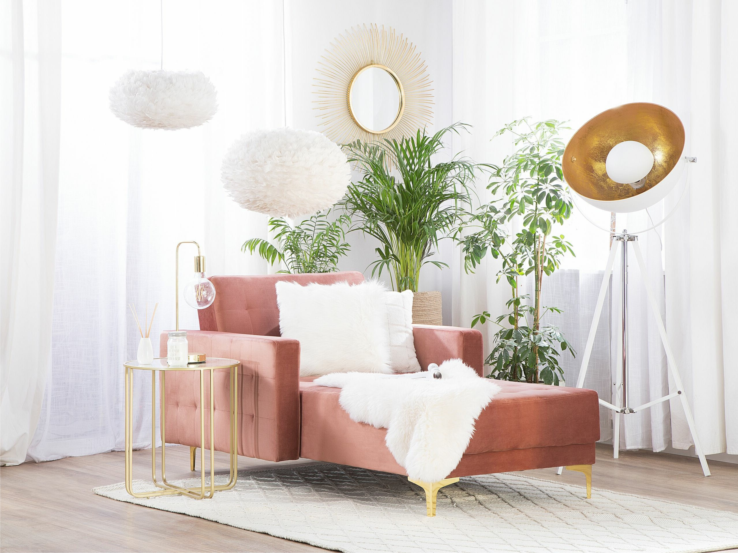 Ležaj Felvena 105 (Ružičasta)