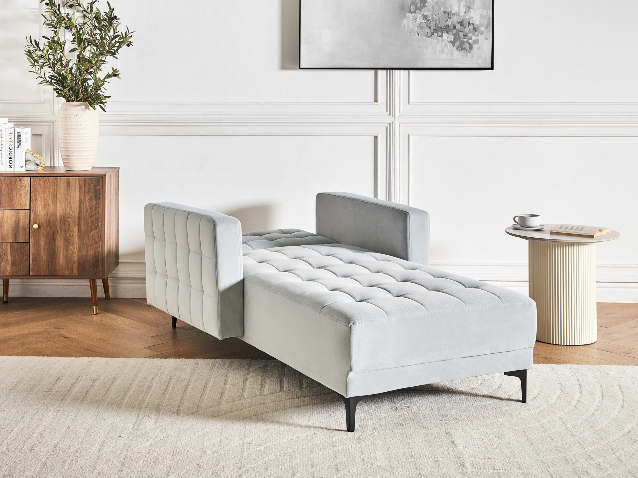 Ležaj Felvena 122 (Svijetlo siva)