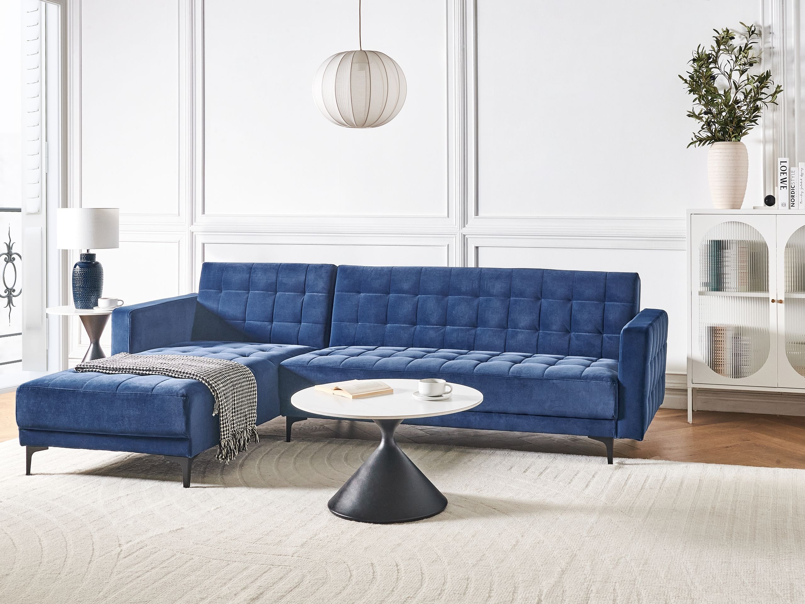 Kutna garnitura Felvena 124 (Plava)