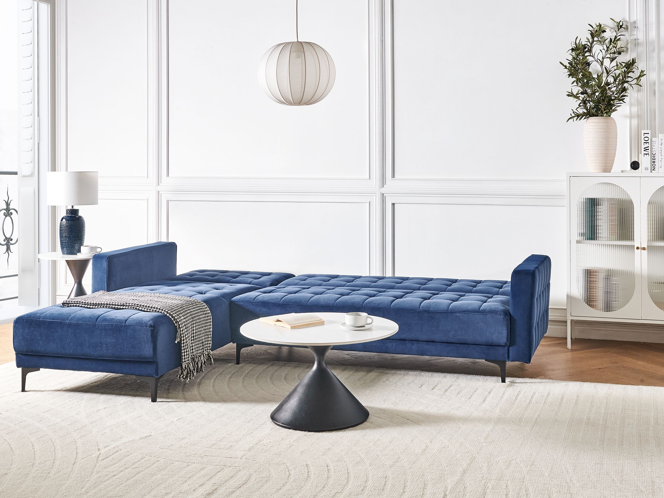 Kutna garnitura Felvena 124 (Plava)