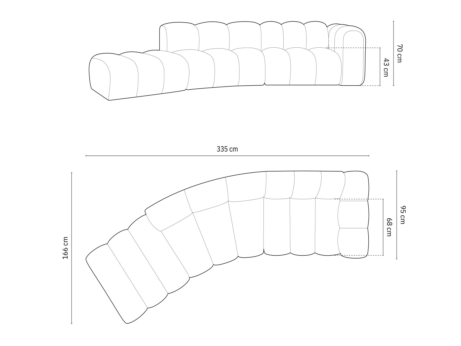 Modularna kutna garnitura Cirleve 107 (Haga 06)