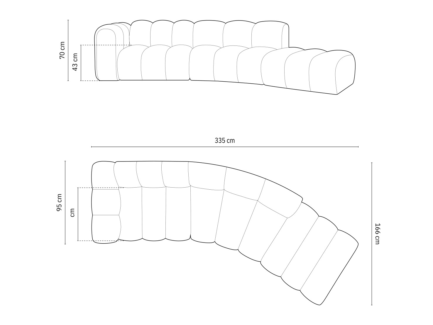Modularan kauč Cirleve 107 (Salvador 10)