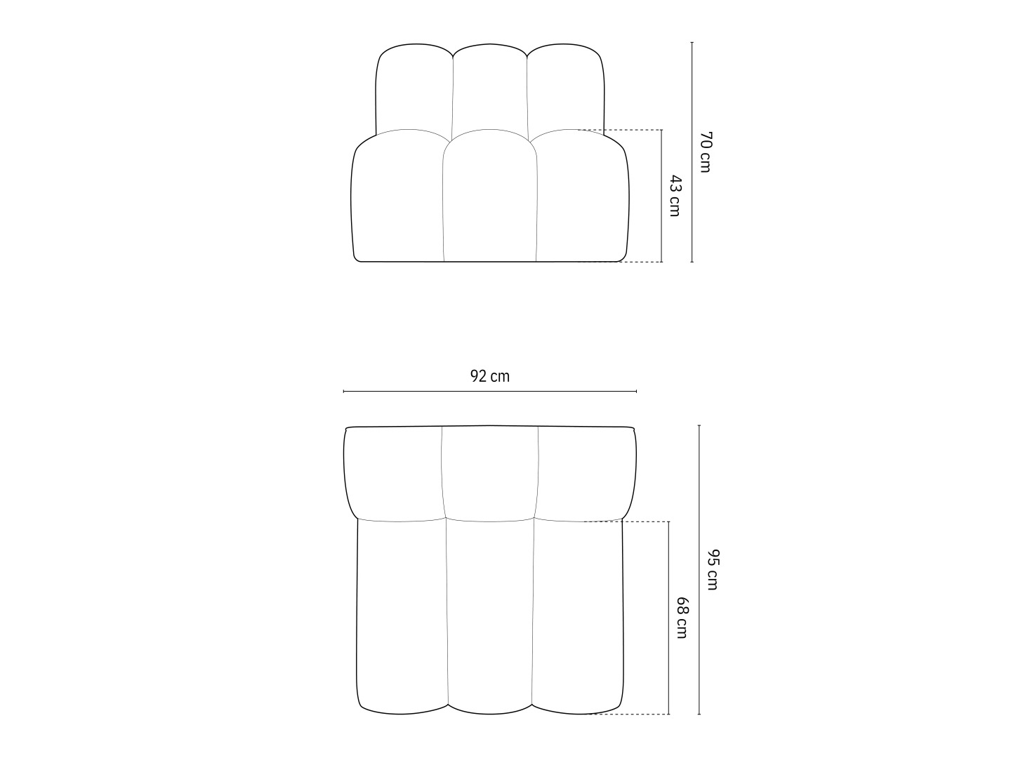 Modularna fotelja Cirleve 108 (Salvador 1)