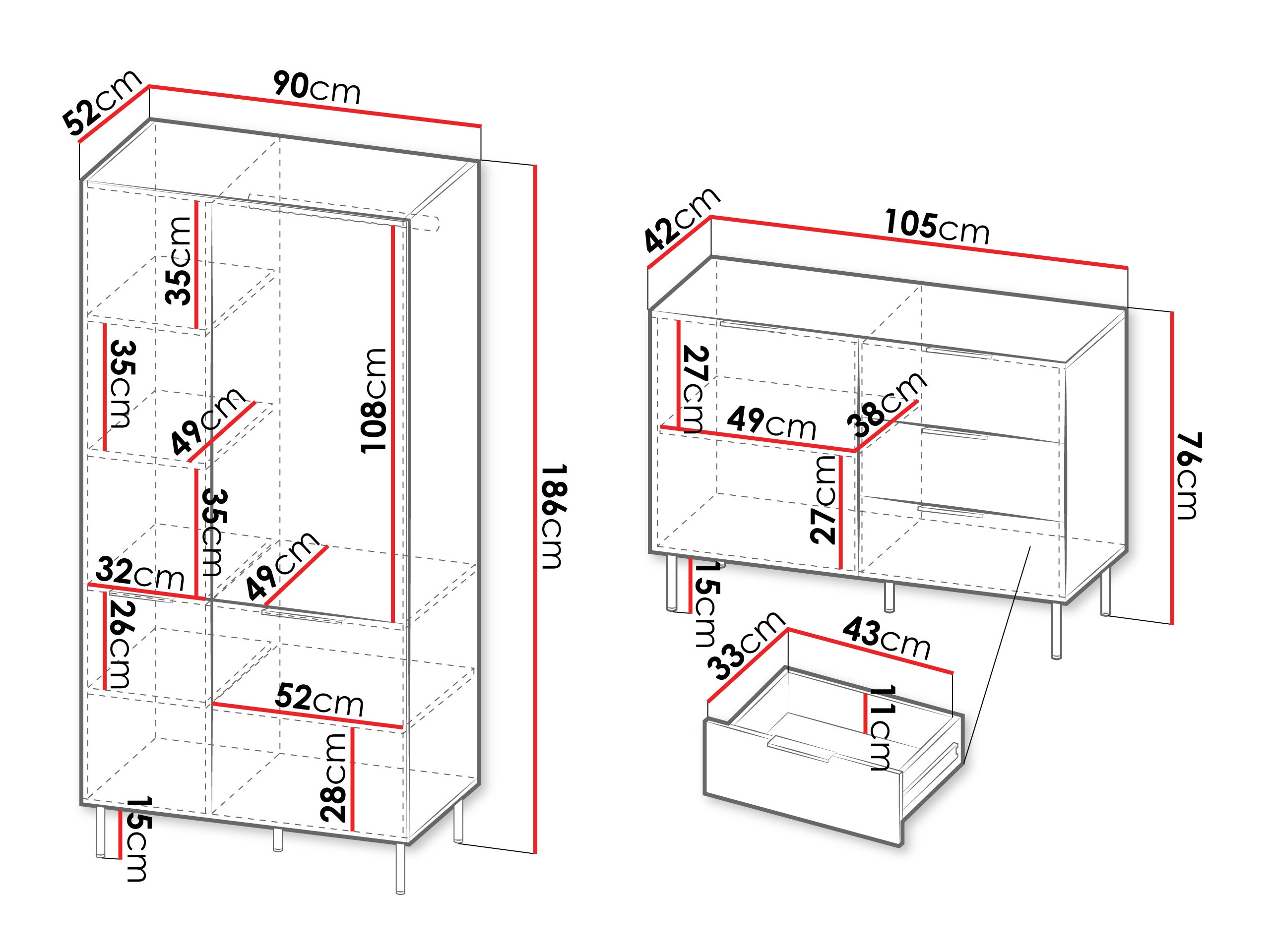 Set za dnevni boravak Mardalu 108