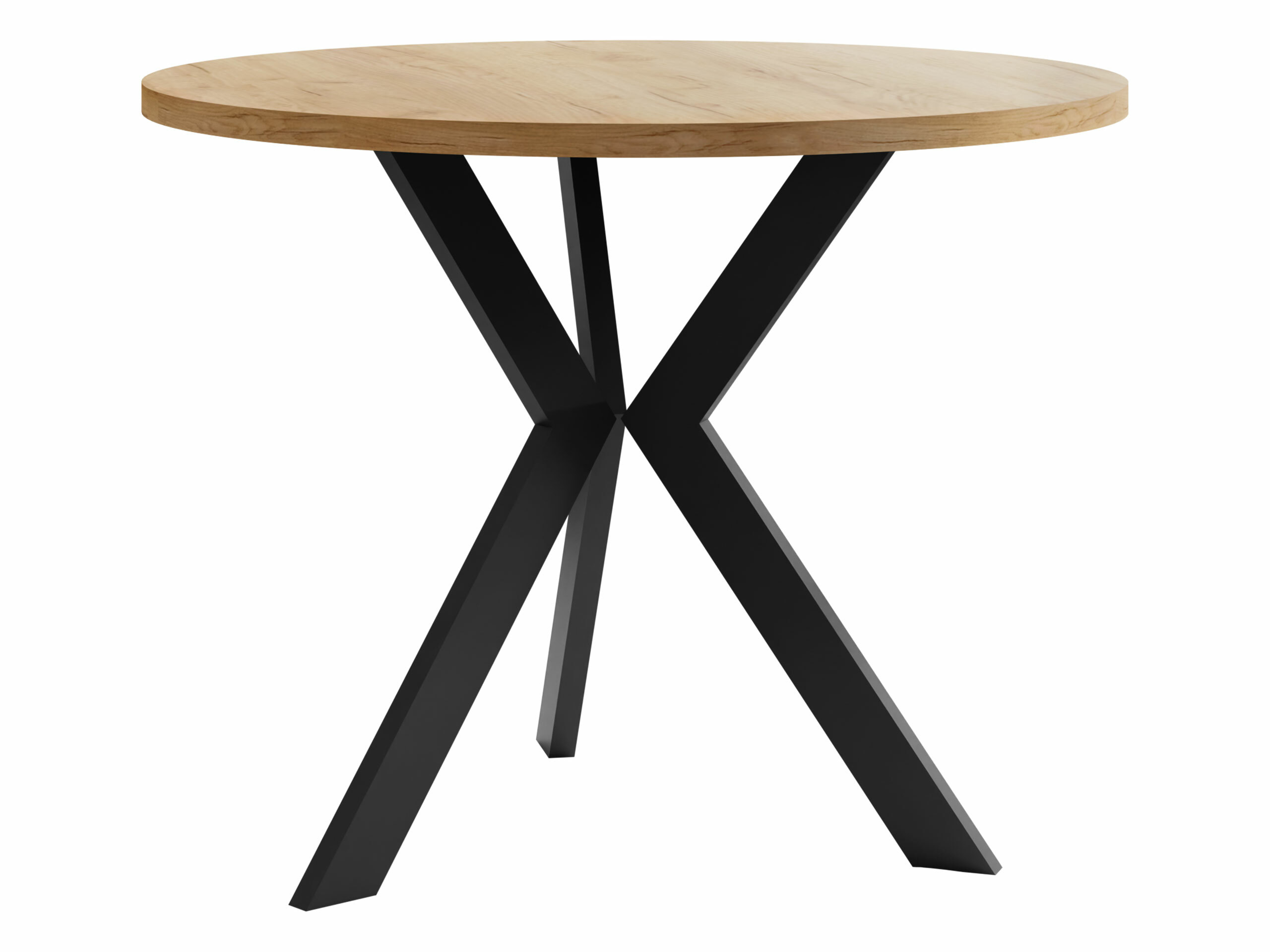 Stolić za kavu Dearborn 106 (Zlatni hrast + Crna)