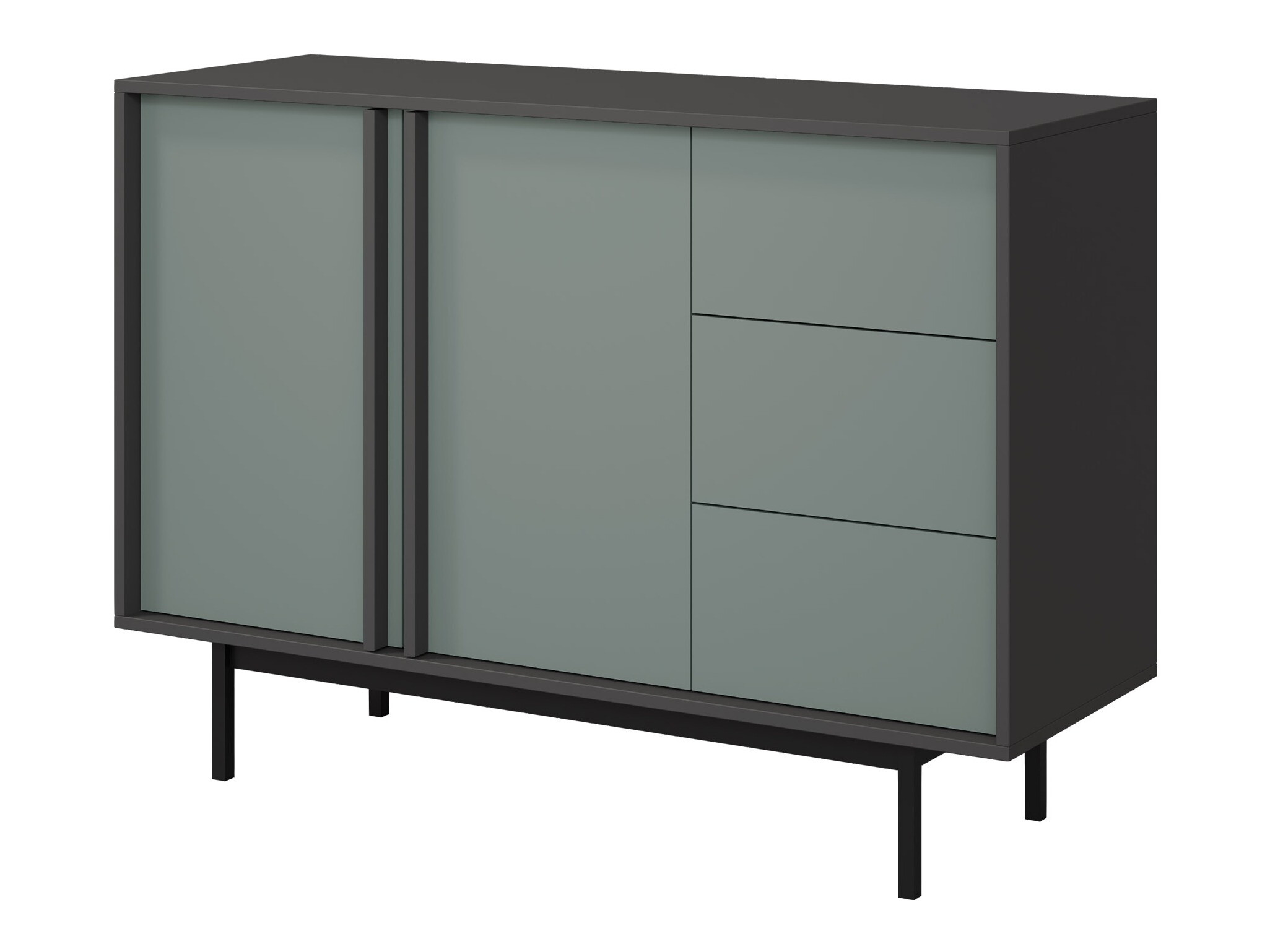 Komoda Levali 106 (Prašnjavo zelena)